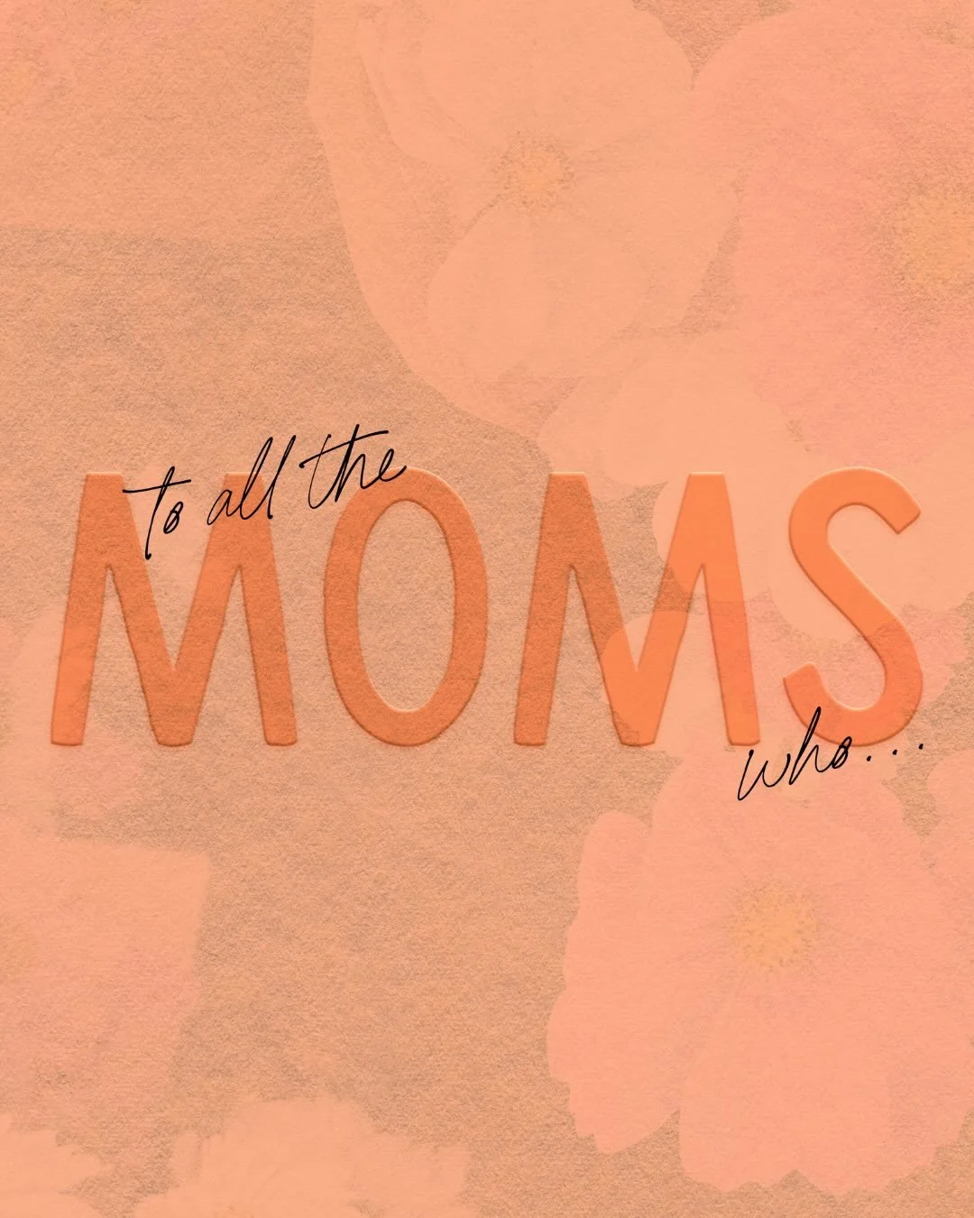 Moms, we love you, we see you, we appreciate you 🤍 
We hope you're having a day filled with love, celebration, and all of your favorite things!! 

Send to a special mama in your life 🫶🏼