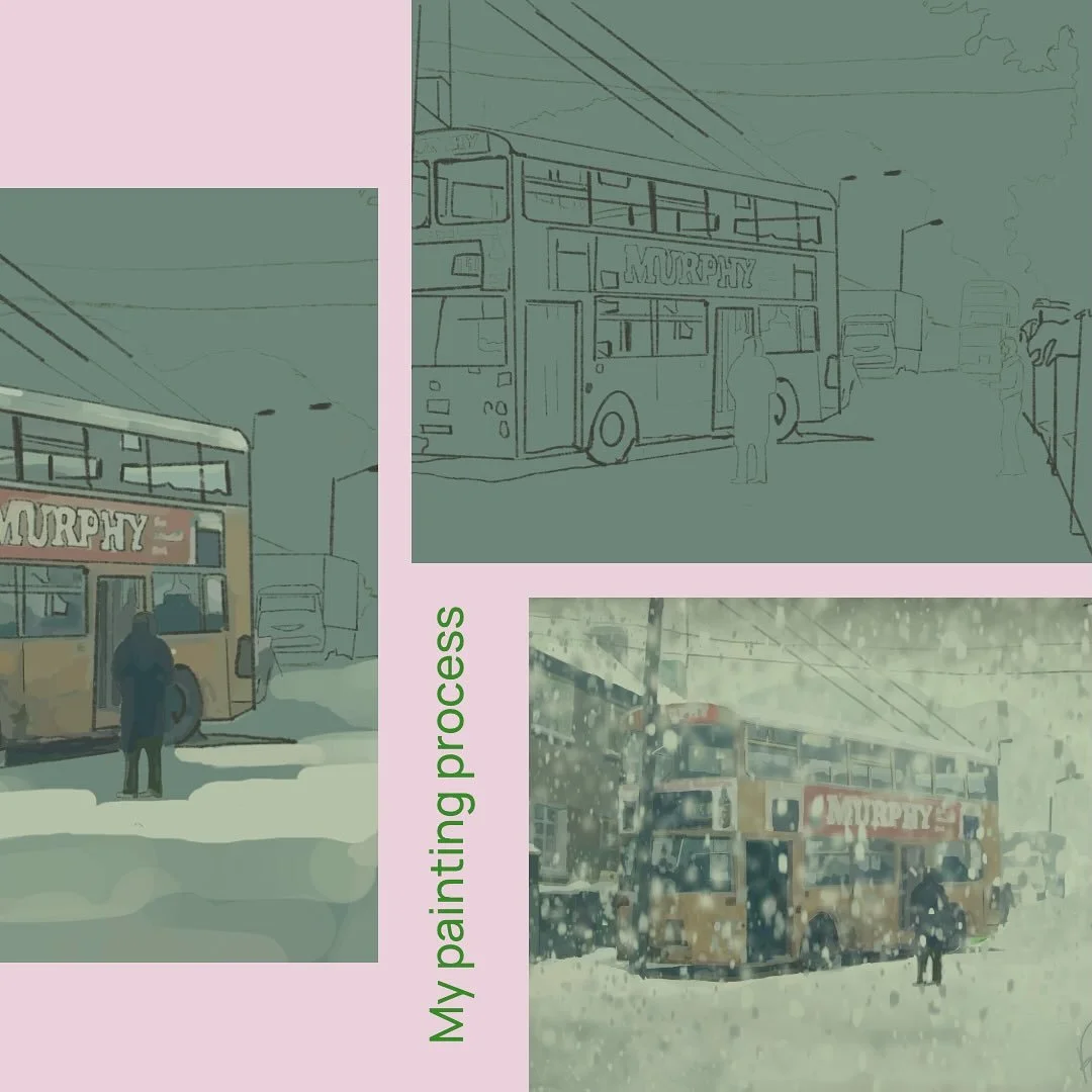 I don’t paint that often, but I’m trying to make more of an effort over the last 12 months. Here’s a little glimpse at how one of my paintings started out for me and how it evolved to its completion.
#amuterartist #painting
