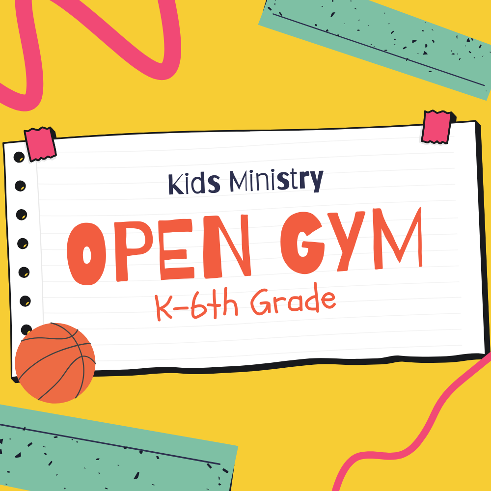 Kids K-6th Open Gym