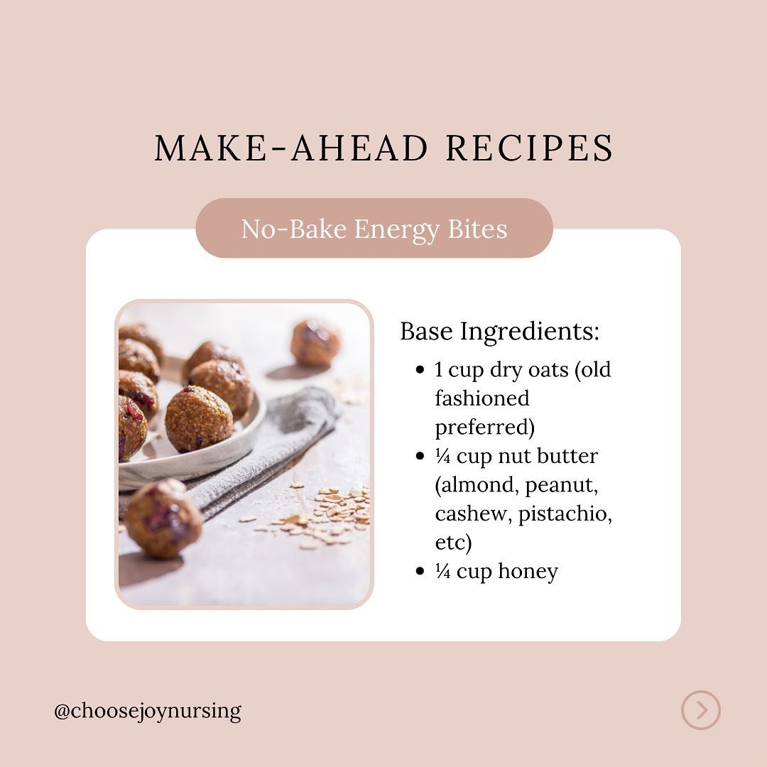 This homemade energy ball recipe is perfect for pre and postnatal moms! 🙌🏼

Packed with the goodness of nuts, fruits, oats, and a hint of chocolate if preferred. Fuel up as a ready-to-go breakfast or replenish throughout your day as a snack! ✨🤌🏼

