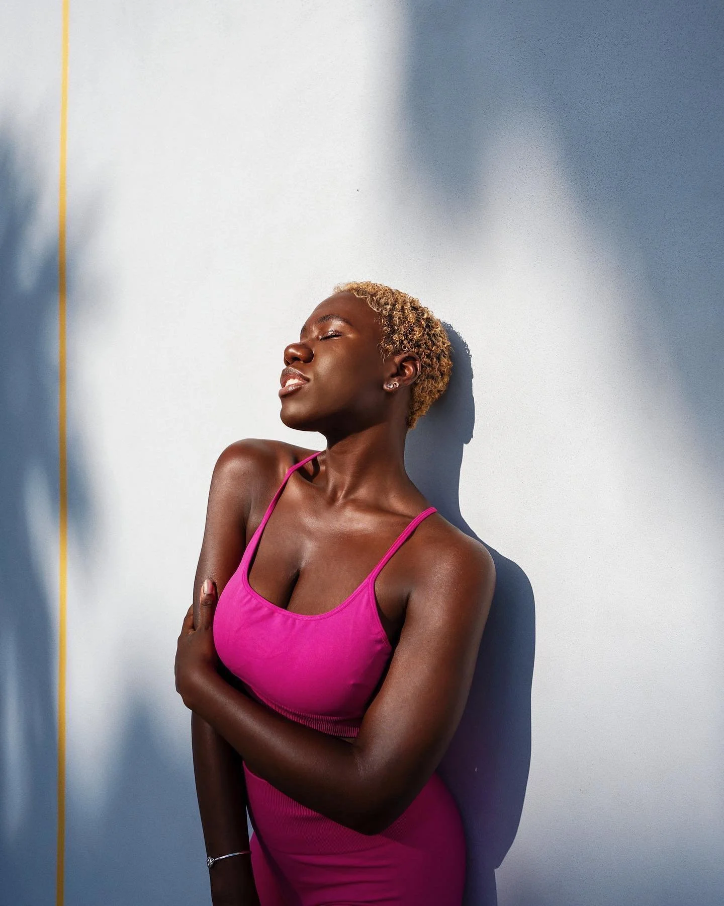 &ldquo;YOGA DOES NOT ASK YOU TO BE MORE THAN YOU ARE. BUT IT DOES ASK YOU TO BE ALL THAT YOU ARE&rdquo; 

@itsginajoseph for @inneryoke 

#miamiyoga #miamiyogaphotographer #blackgirlyoga #blackgirlmagic #melanin #melaninpoppin #yogaforeveryone #pink 
