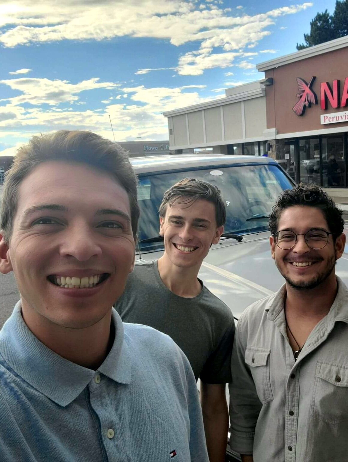 My friends here are two of my mission companions; spirituality, faith, and a connection to the Divine are the only place where true happiness can be found.