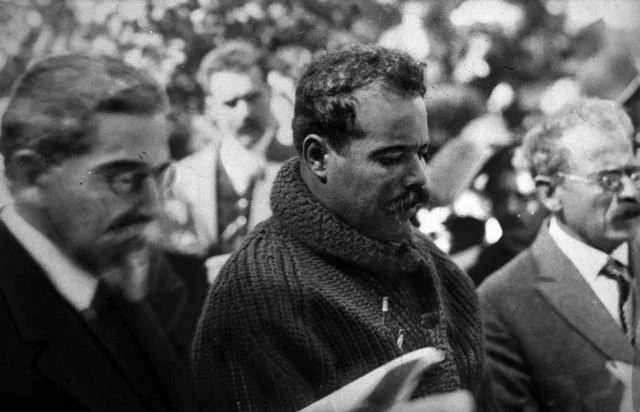 Francisco Pancho Villa en el funeral de Francisco I Madero