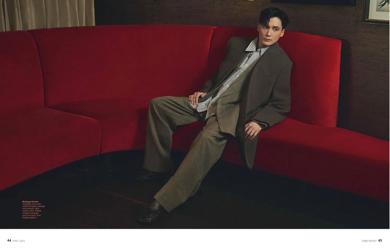 Makeup by Kat Zhang of The Suburbs Studio for Robb Report publication