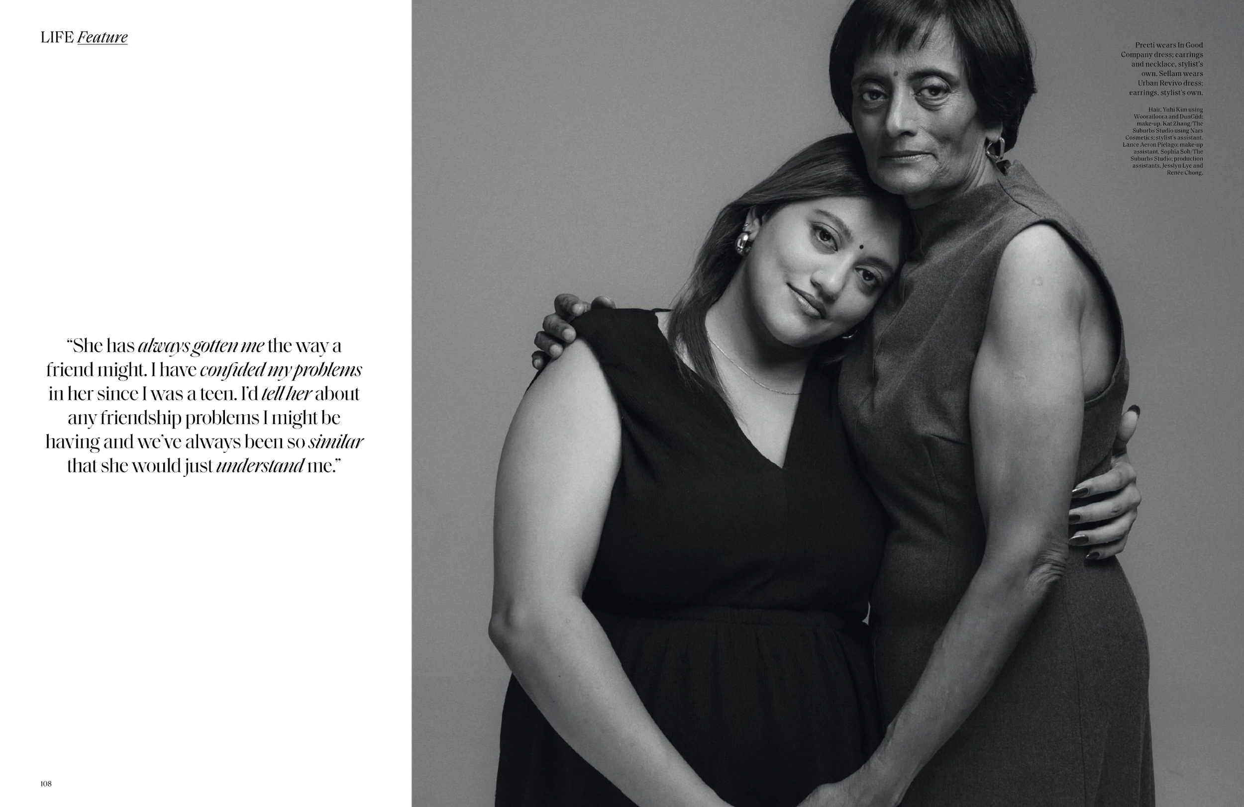 Makeup by Kat Zhang of The Suburbs Studio for Vogue publication