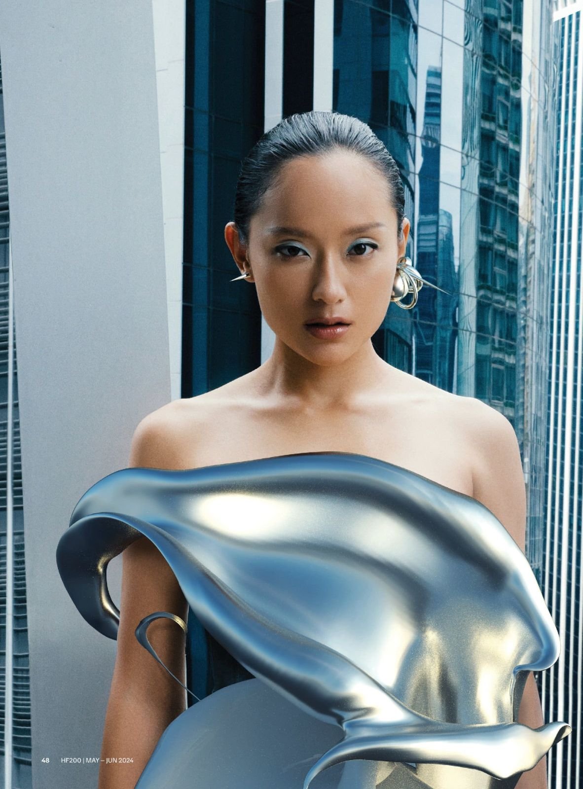Makeup by The Suburb Studio for Heritage Fashion Vietnam publication