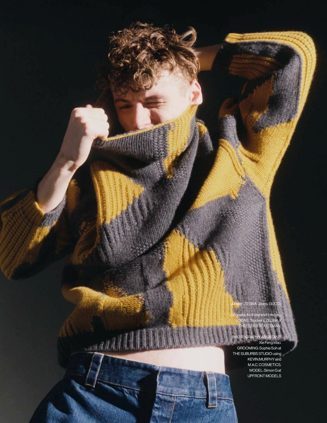Hair and makeup by Sophia Soh of The Suburbs Studio for Esquire publication