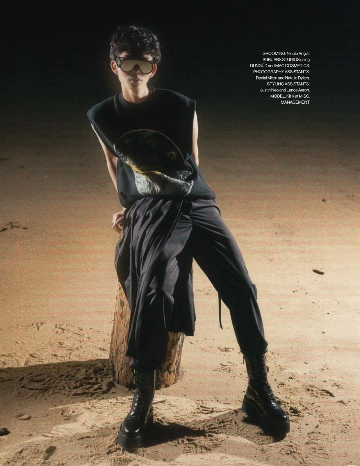 Hair and makeup by Nicole Ang of The Suburbs Studio for Esquire publication