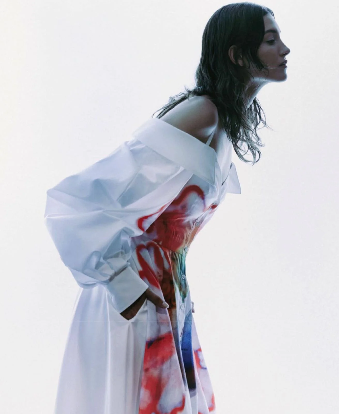 Makeup by Kat Zhang of The Suburbs Studio for Elle publication