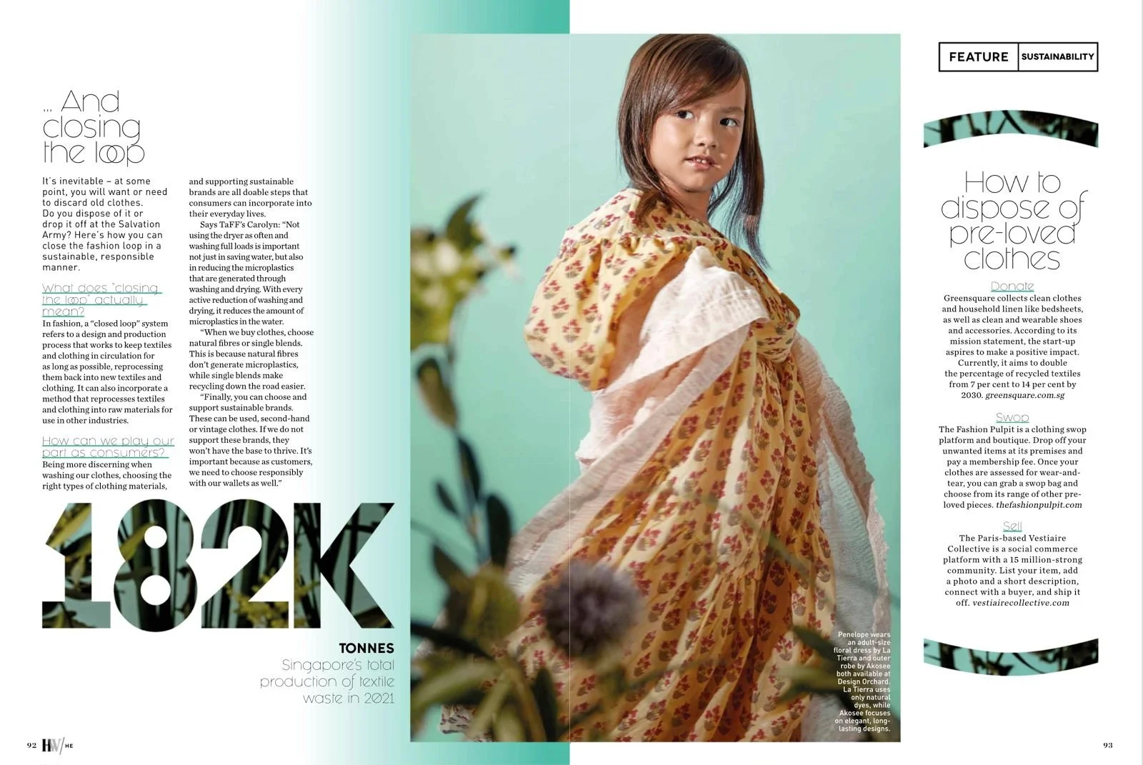 Hair and makeup by Nicole Ang of The Suburbs Studio for Her World publication