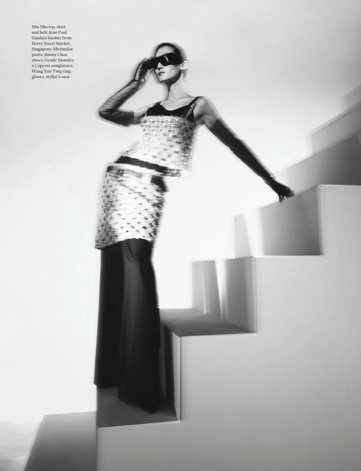 Makeup by Kat Zhang of The Suburbs Studio for Vogue publication