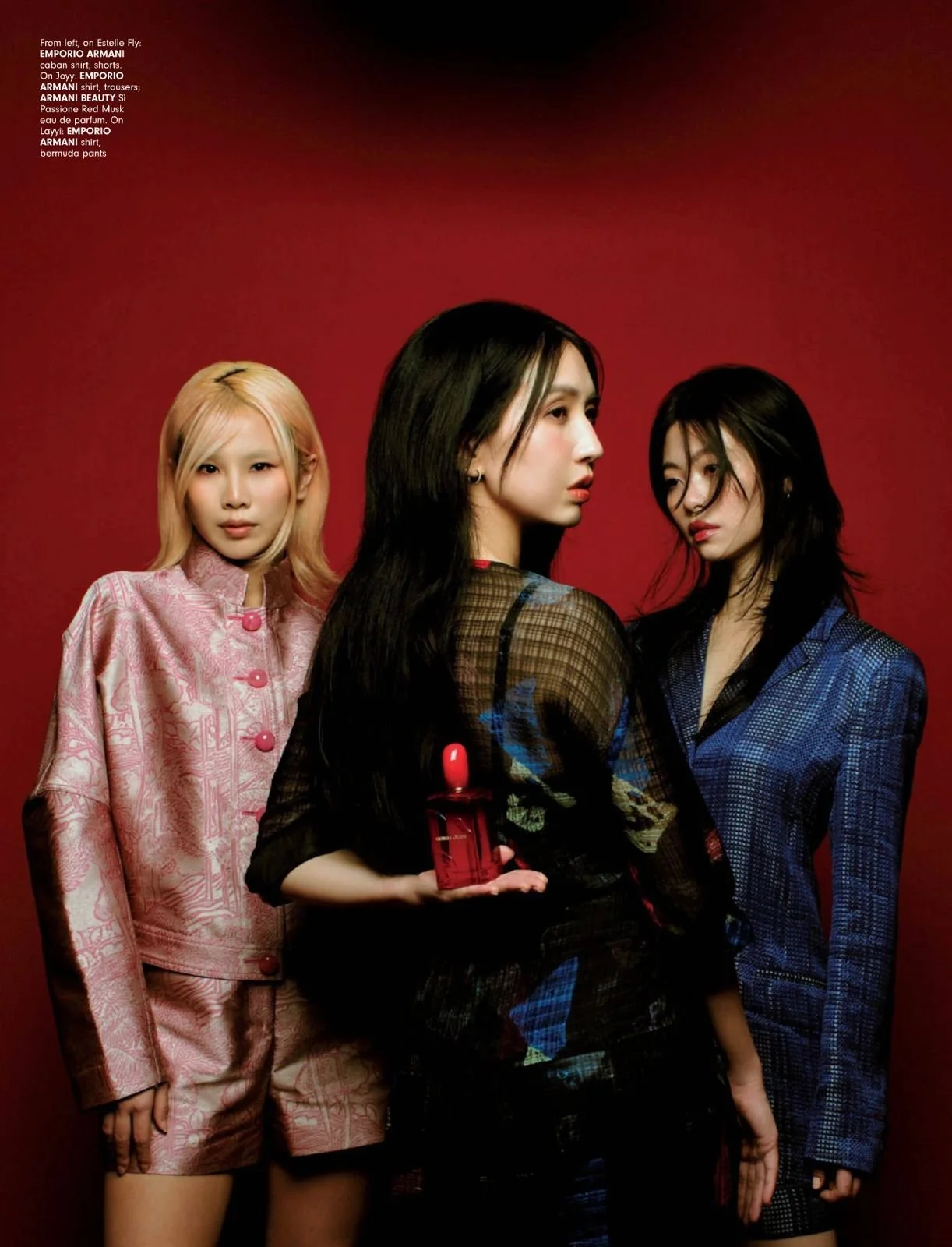 Hair and makeup by Kat Zhang of The Suburbs Studio for Grazia publication