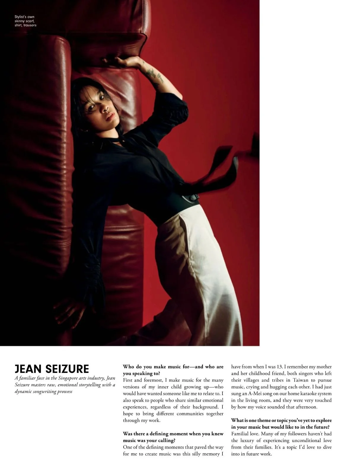 Hair and makeup by Kat Zhang of The Suburbs Studio for Grazia publication