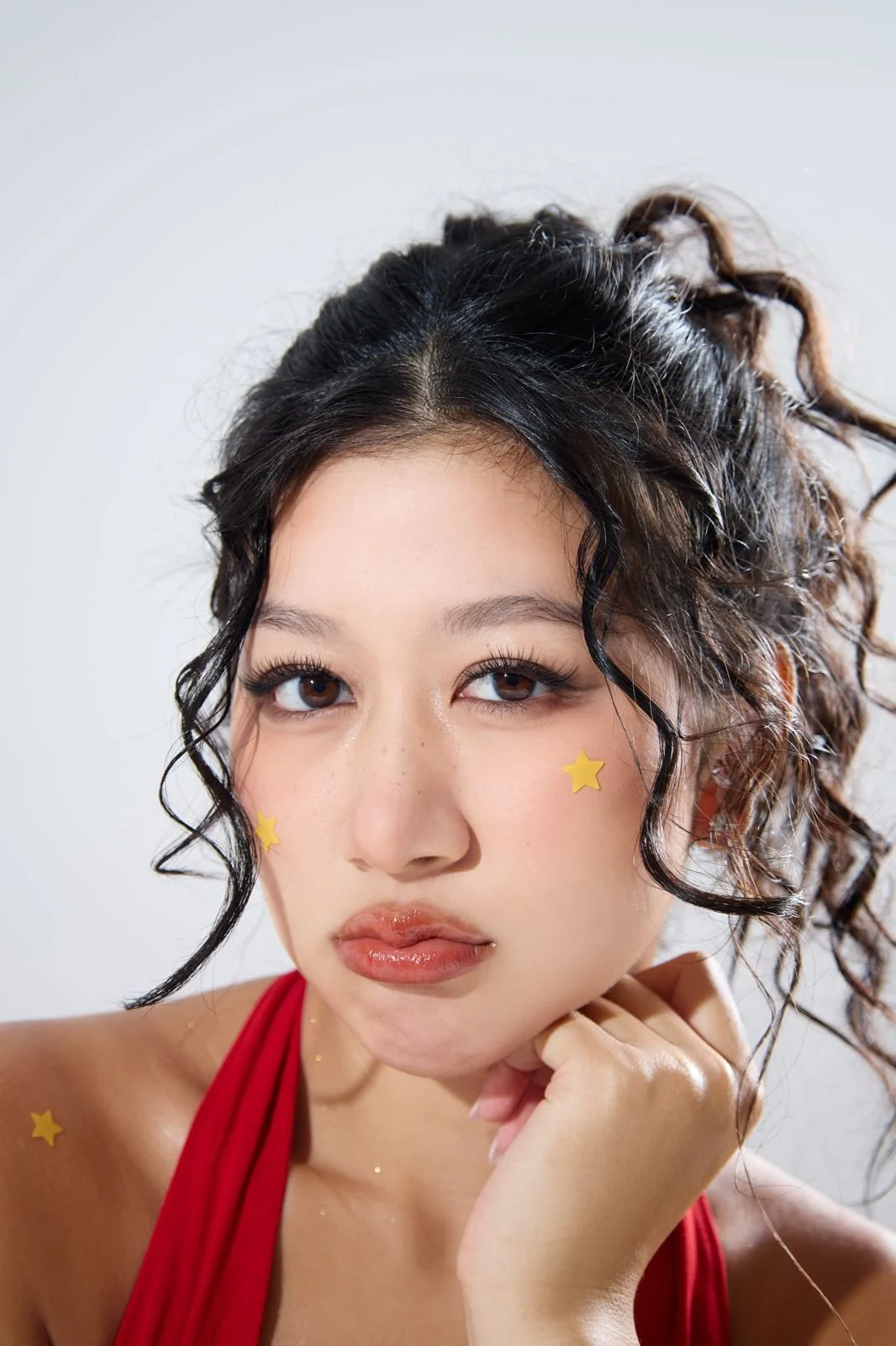 Chloe Liem hair and makeup by Kat Zhang of The Suburbs Studio