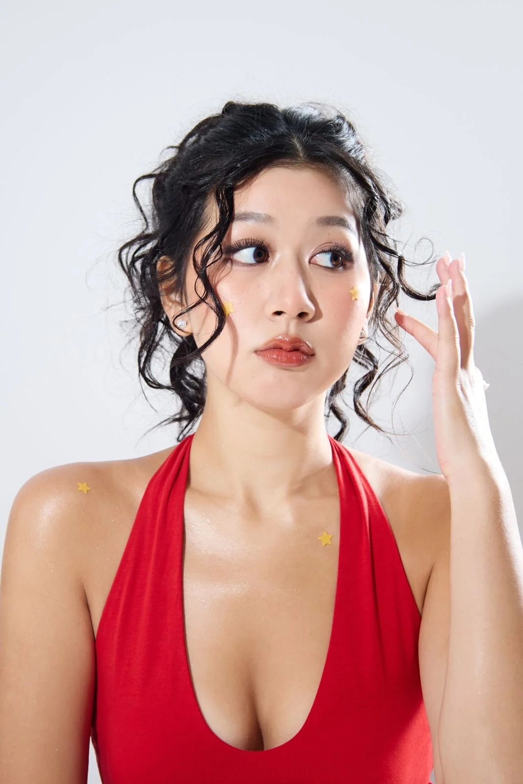 Chloe Liem hair and makeup by Kat Zhang of The Suburbs Studio