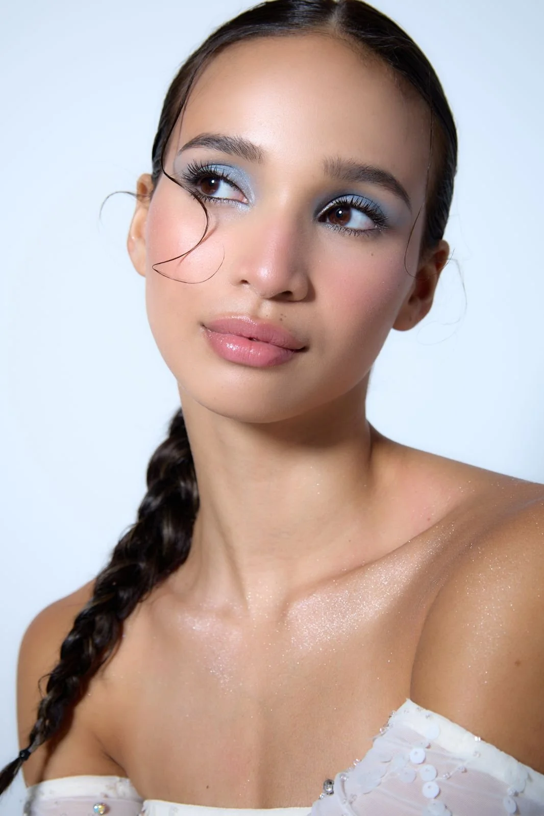 Iman Fandi hair and makeup by Kat Zhang of The Suburbs Studio