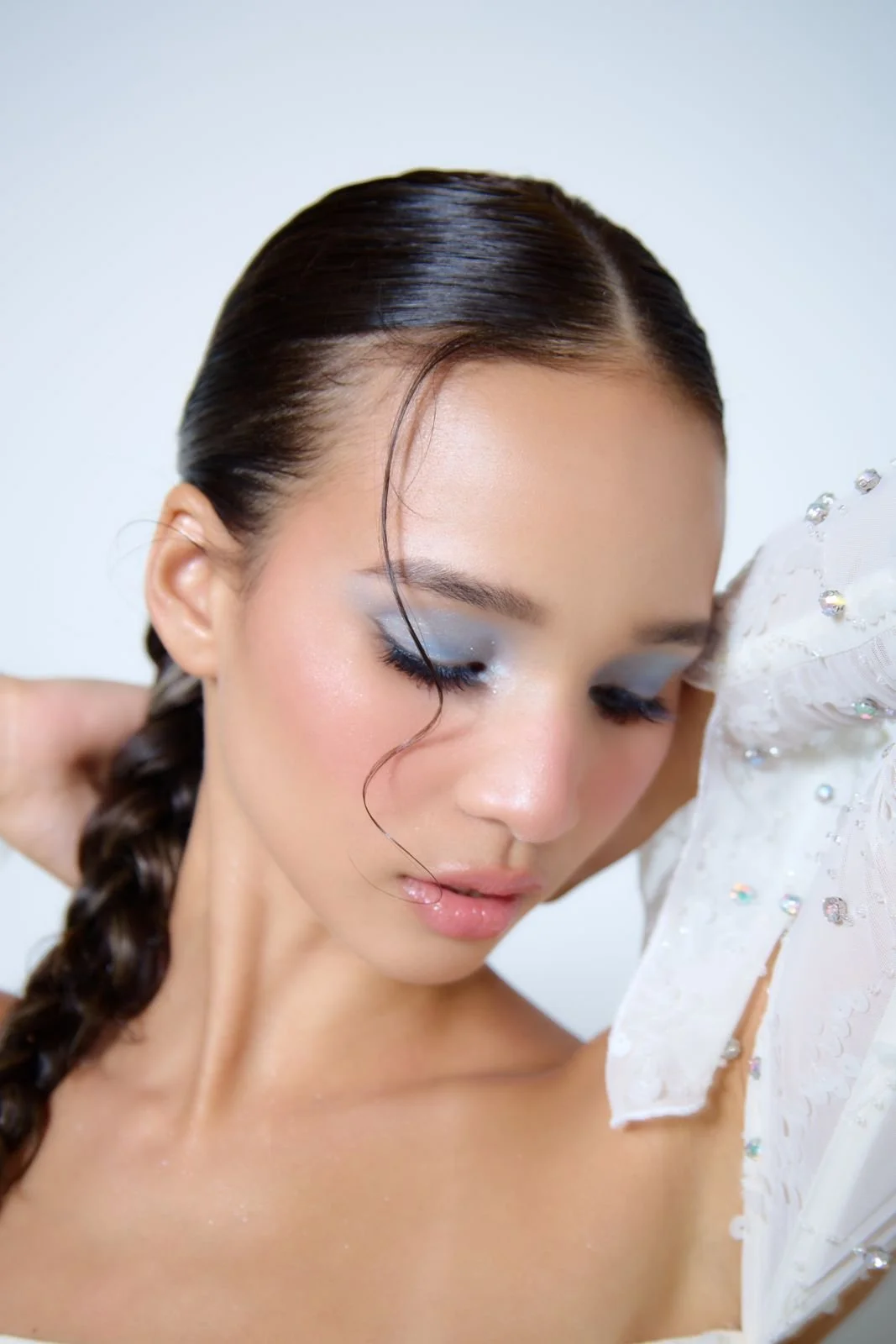 Iman Fandi hair and makeup by Kat Zhang of The Suburbs Studio