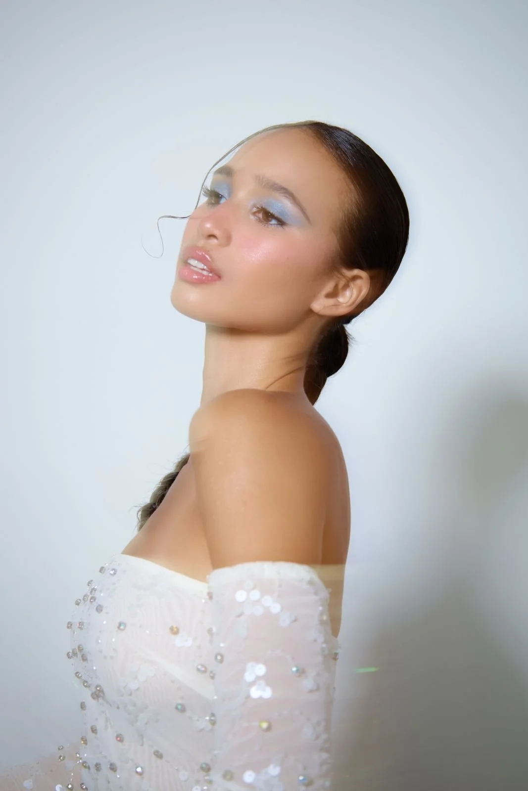 Iman Fandi hair and makeup by Kat Zhang of The Suburbs Studio