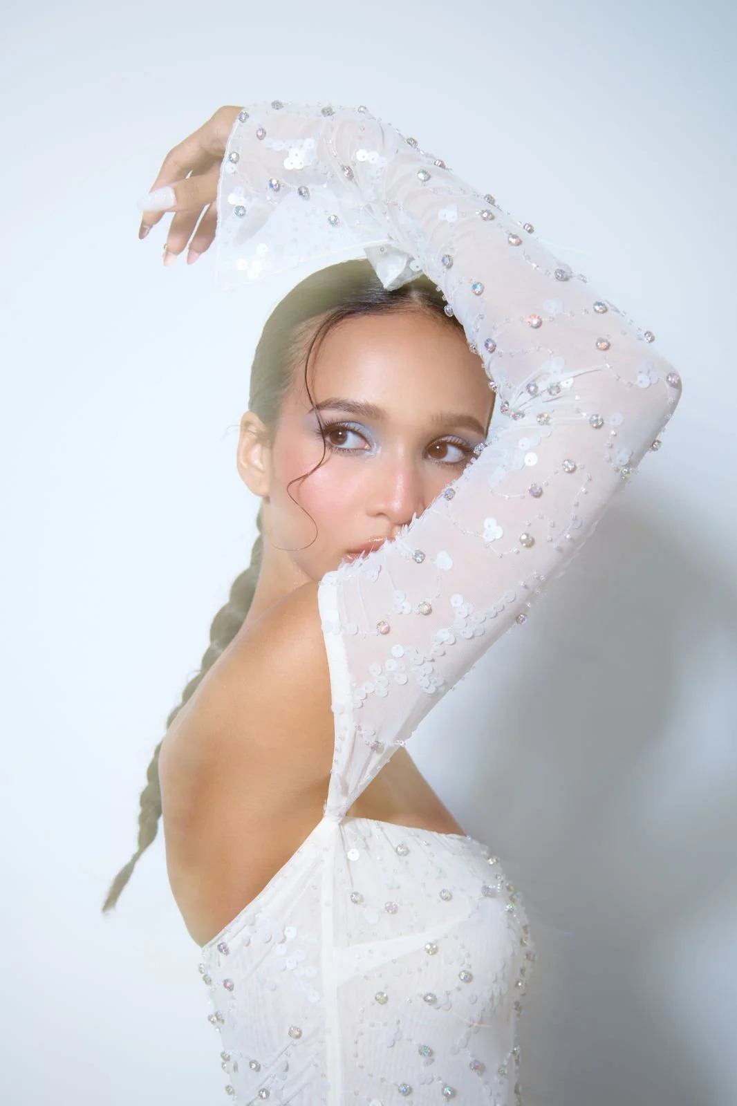 Iman Fandi hair and makeup by Kat Zhang of The Suburbs Studio