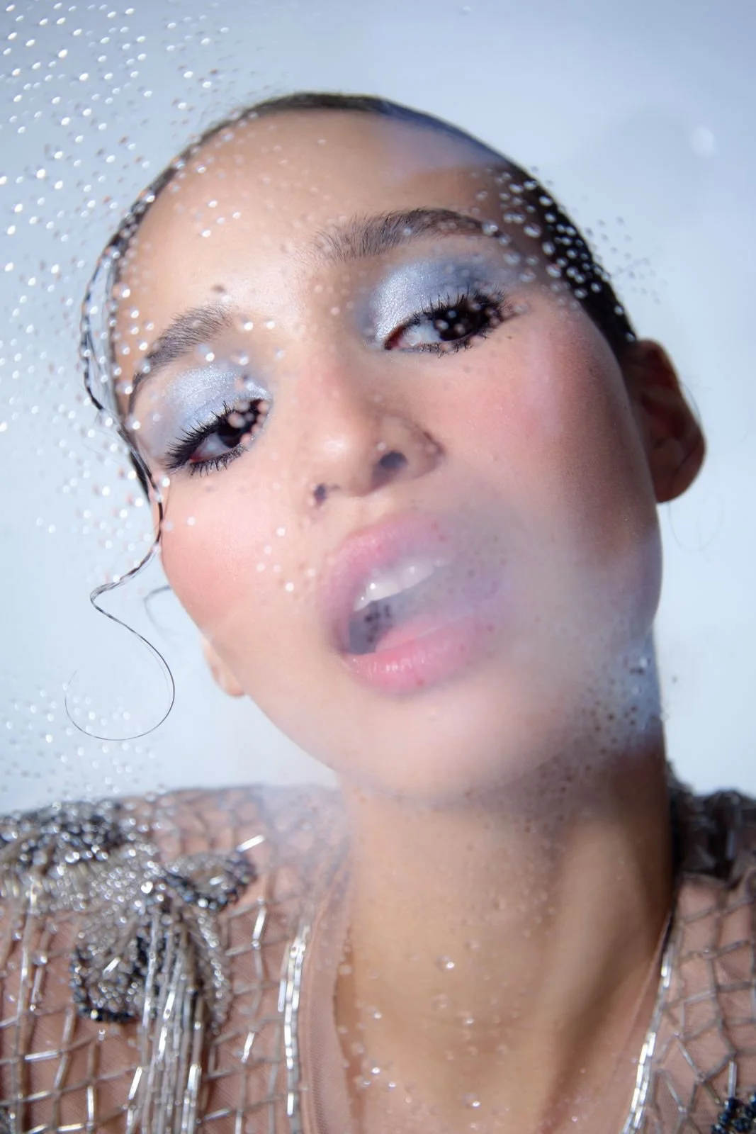 Iman Fandi hair and makeup by Kat Zhang of The Suburbs Studio