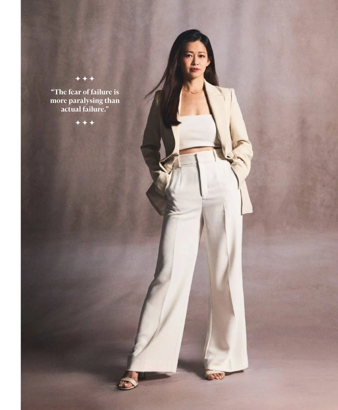 Hair and makeup by Suburbs Studio for Robb Report publication