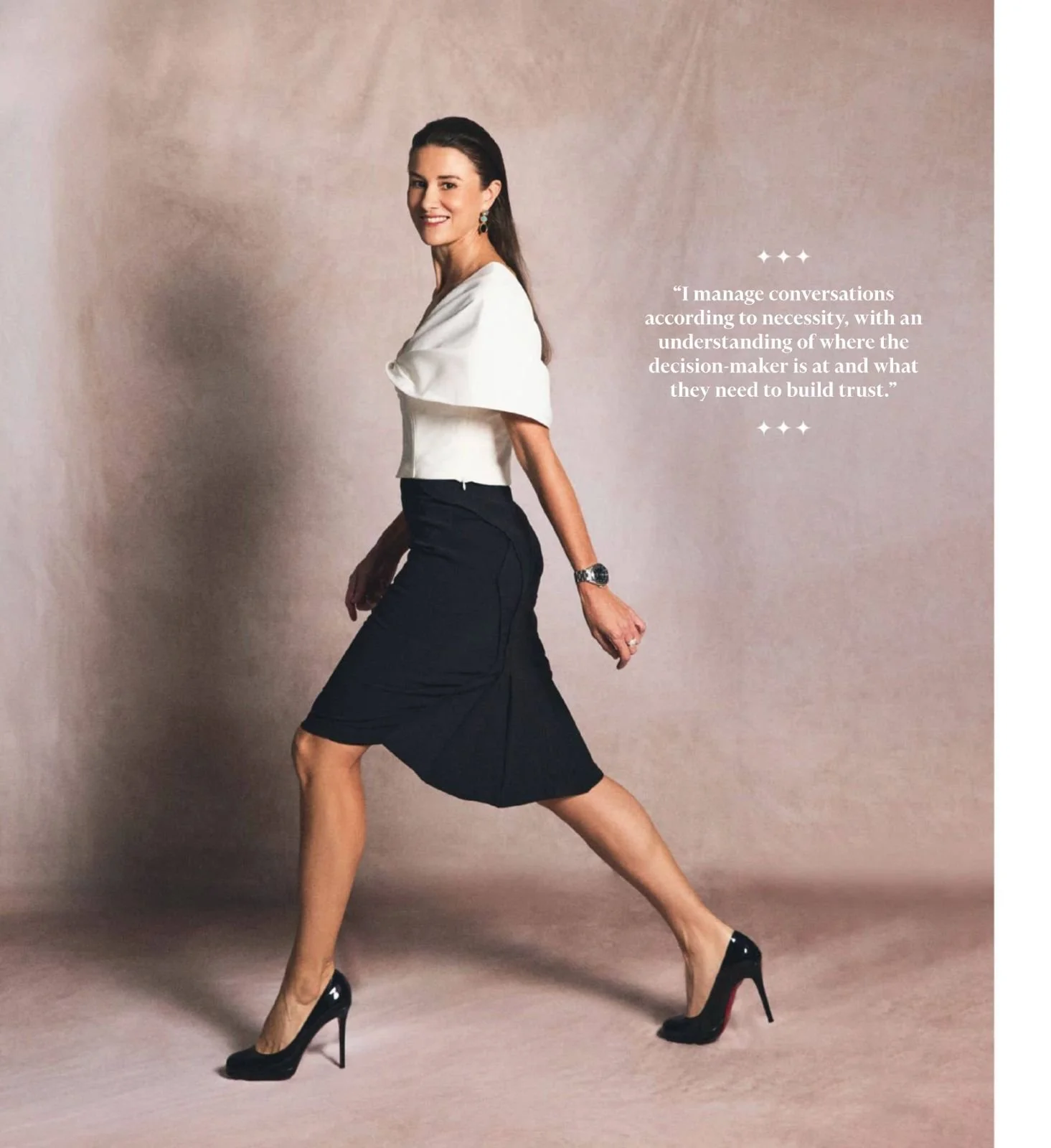 Hair and makeup by Suburbs Studio for Robb Report publication
