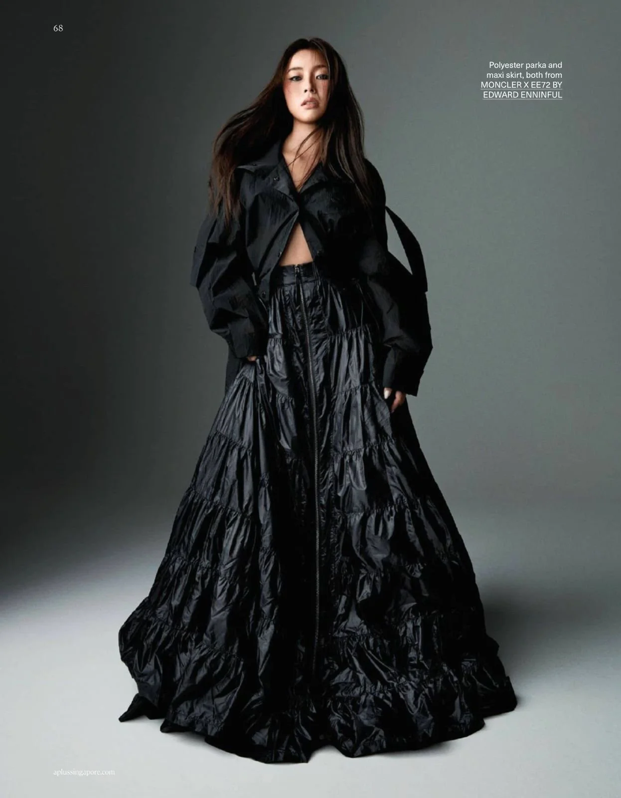 Makeup by Nicole Ang of The Suburbs Studio for Germaine Leonora Tan for a+ Singapore publication cover shoot