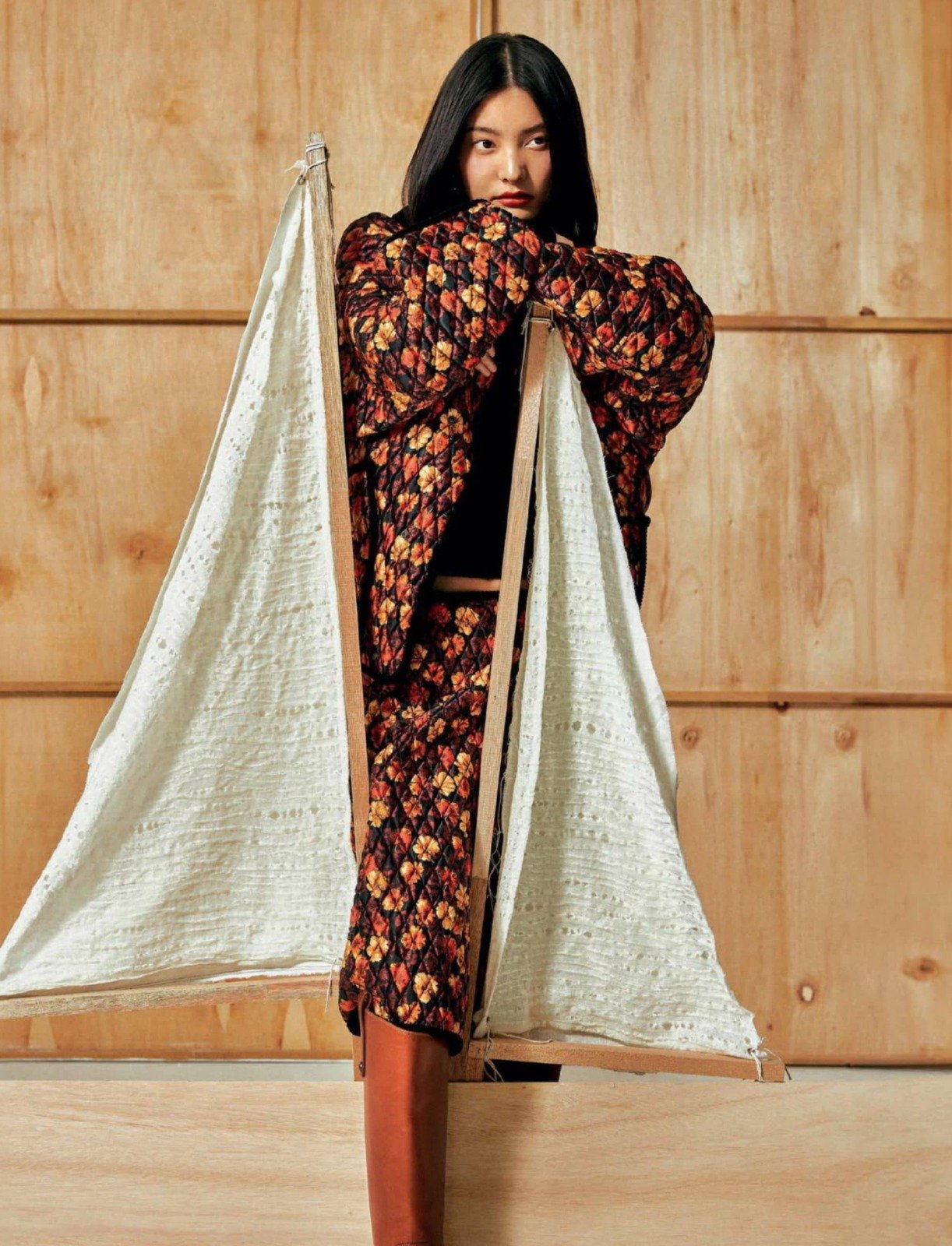 Hair and makeup by Nicole Ang of The Suburbs Studio for Grazia publication