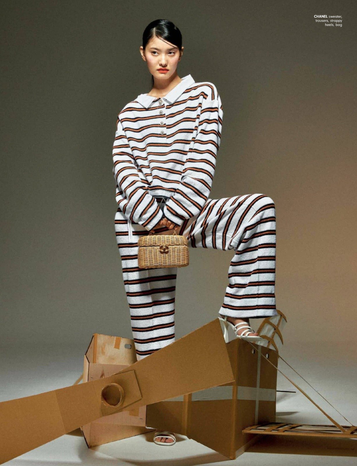 Hair and makeup by Nicole Ang of The Suburbs Studio for Grazia publication