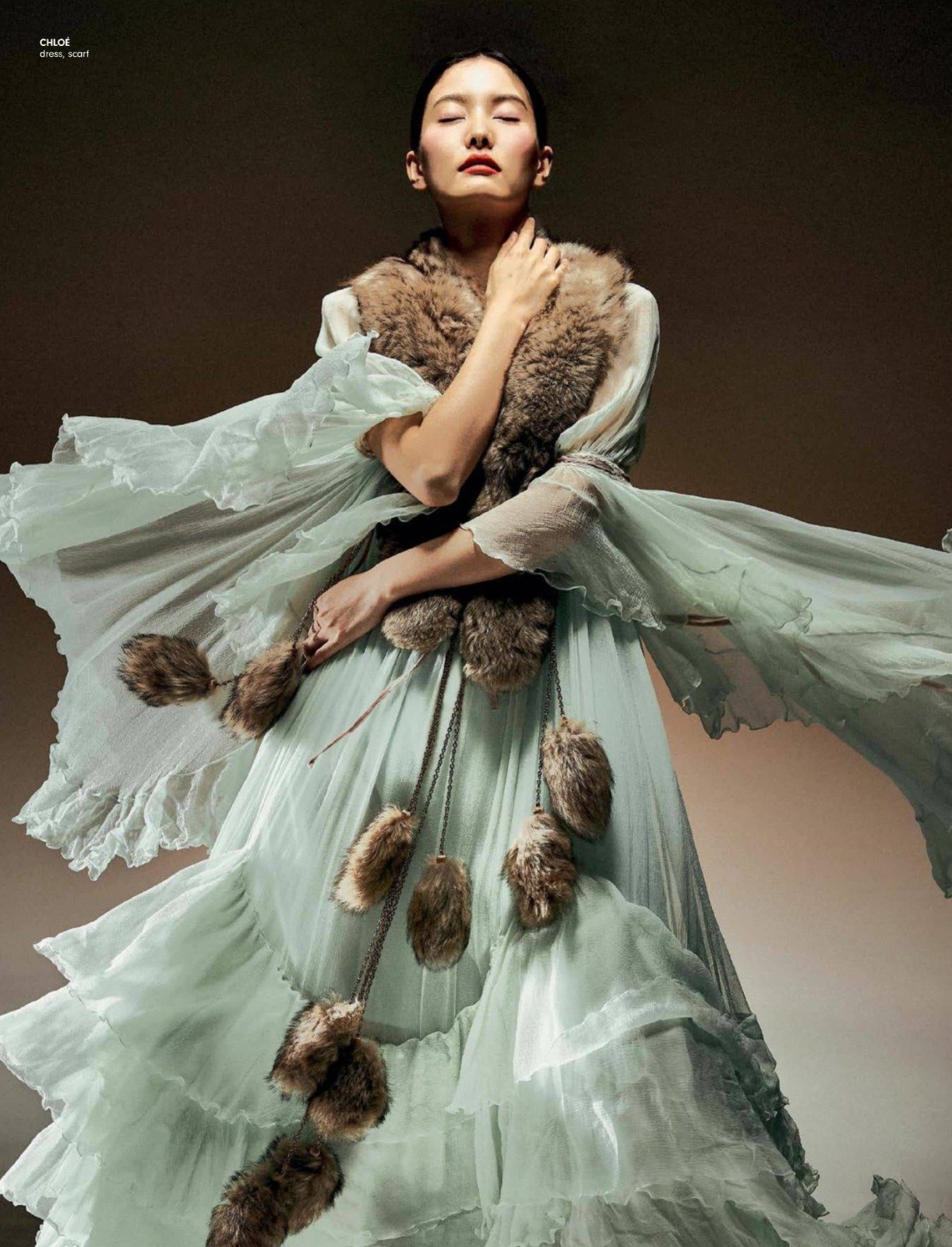 Hair and makeup by Nicole Ang of The Suburbs Studio for Grazia publication