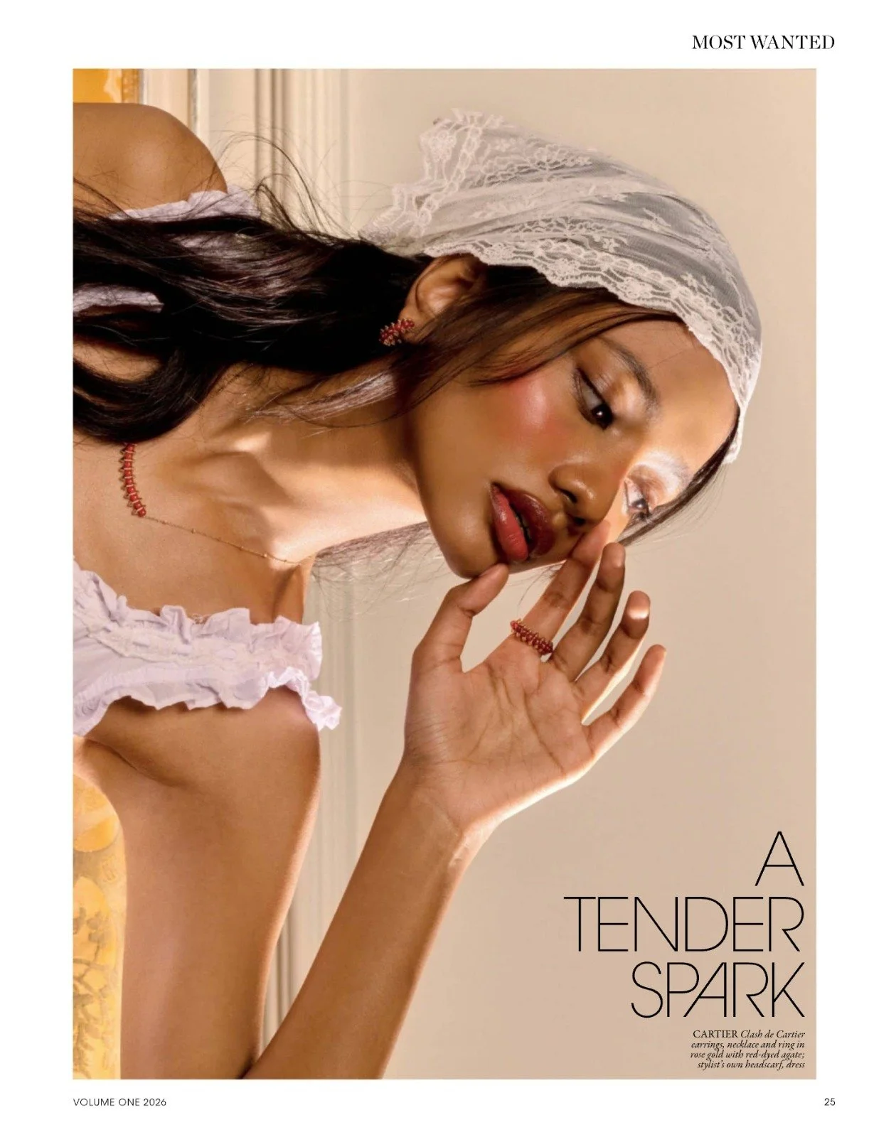 Hair and makeup by Kat Zhang of The Suburbs Studio for Grazia publication