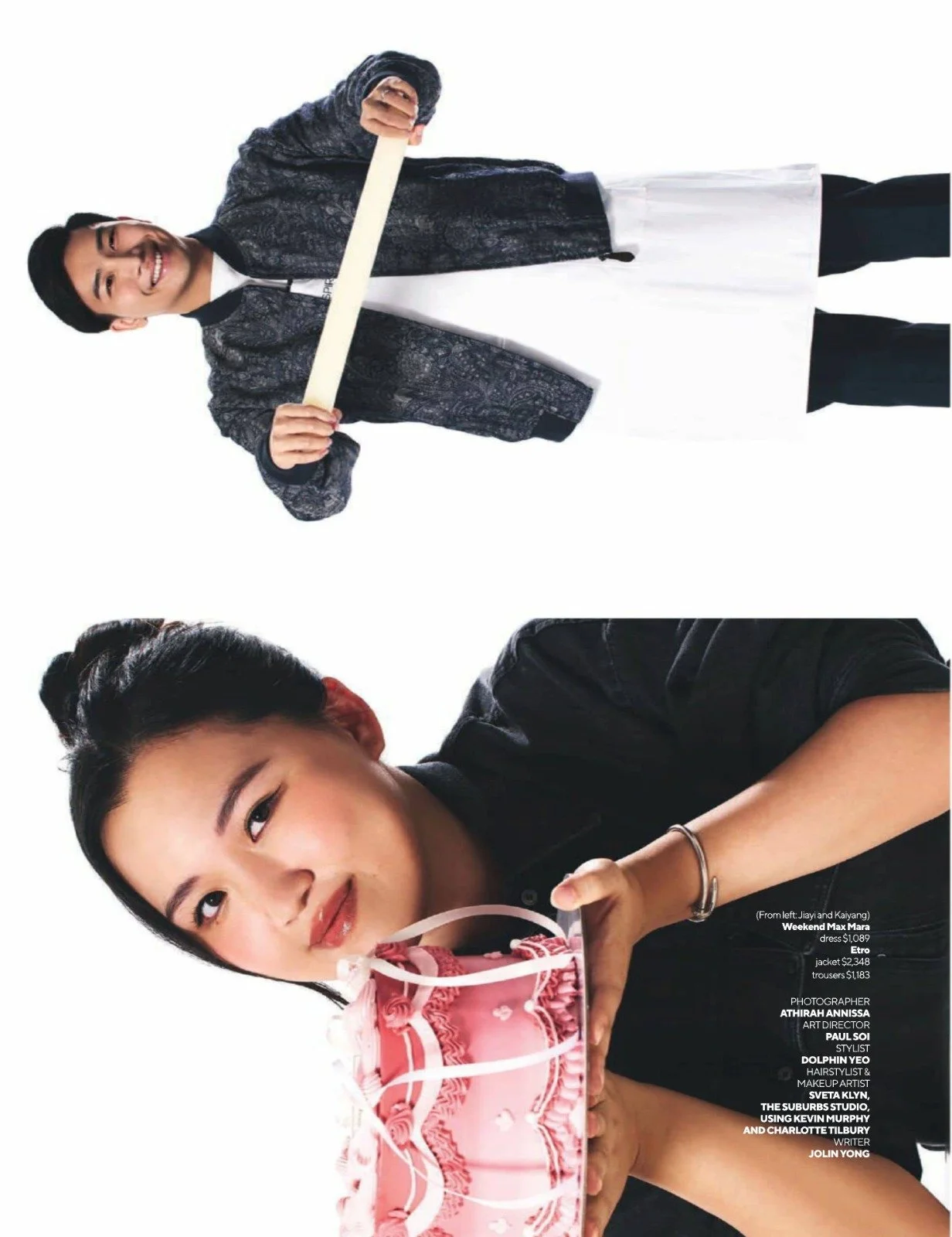 Hair and makeup by Sveta Klyn of The Suburbs Studio for Nuyou editorial publication