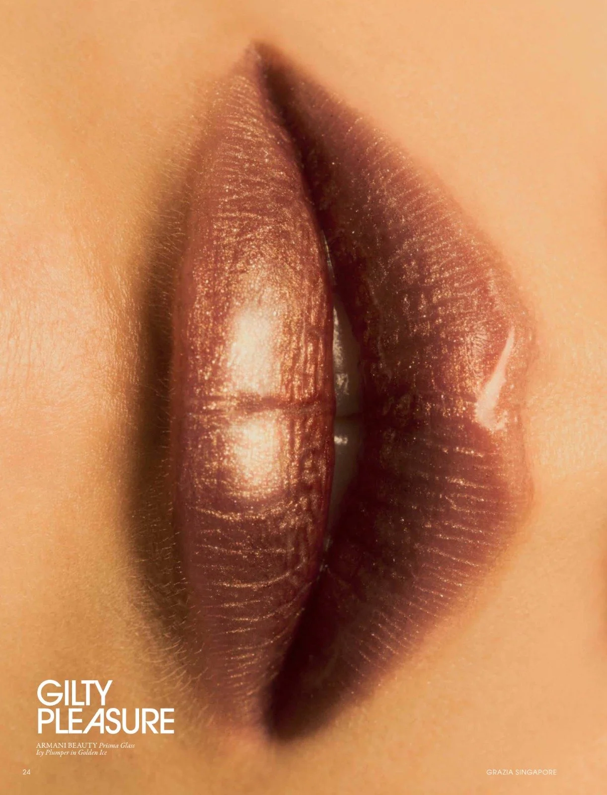 Hair and makeup by Kat Zhang of The Suburbs Studio for Grazia editorial publication