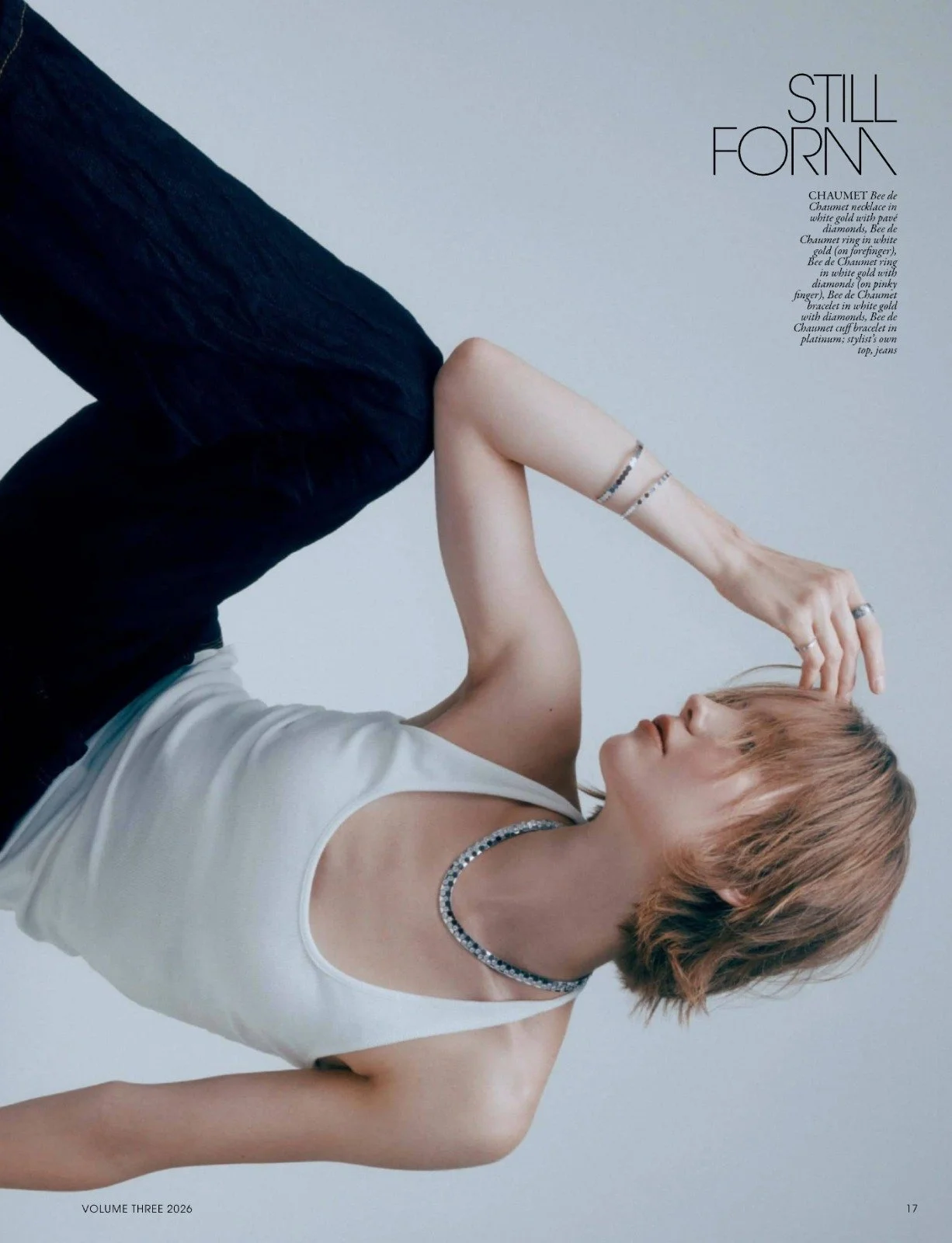 Hair and makeup by Kat Zhang of The Suburbs Studio for Grazia publication