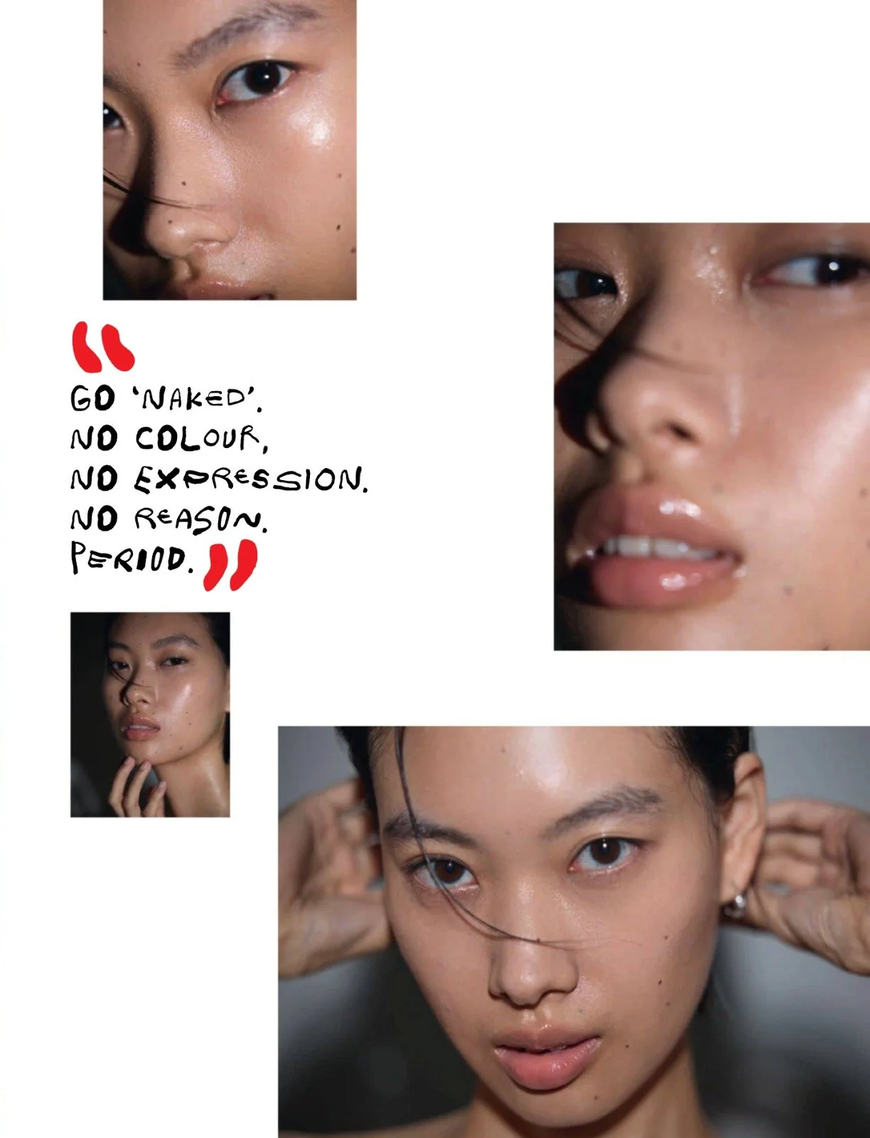 Hair and makeup by Kat Zhang and Sveta Klyn of The Suburbs Studio for Nuyou publication