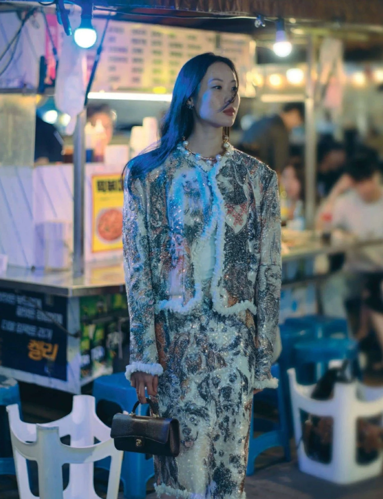 Hair and makeup by Kat Zhang of The Suburbs Studio for Lim Shi-An in Seoul for Vogue Singapore cover