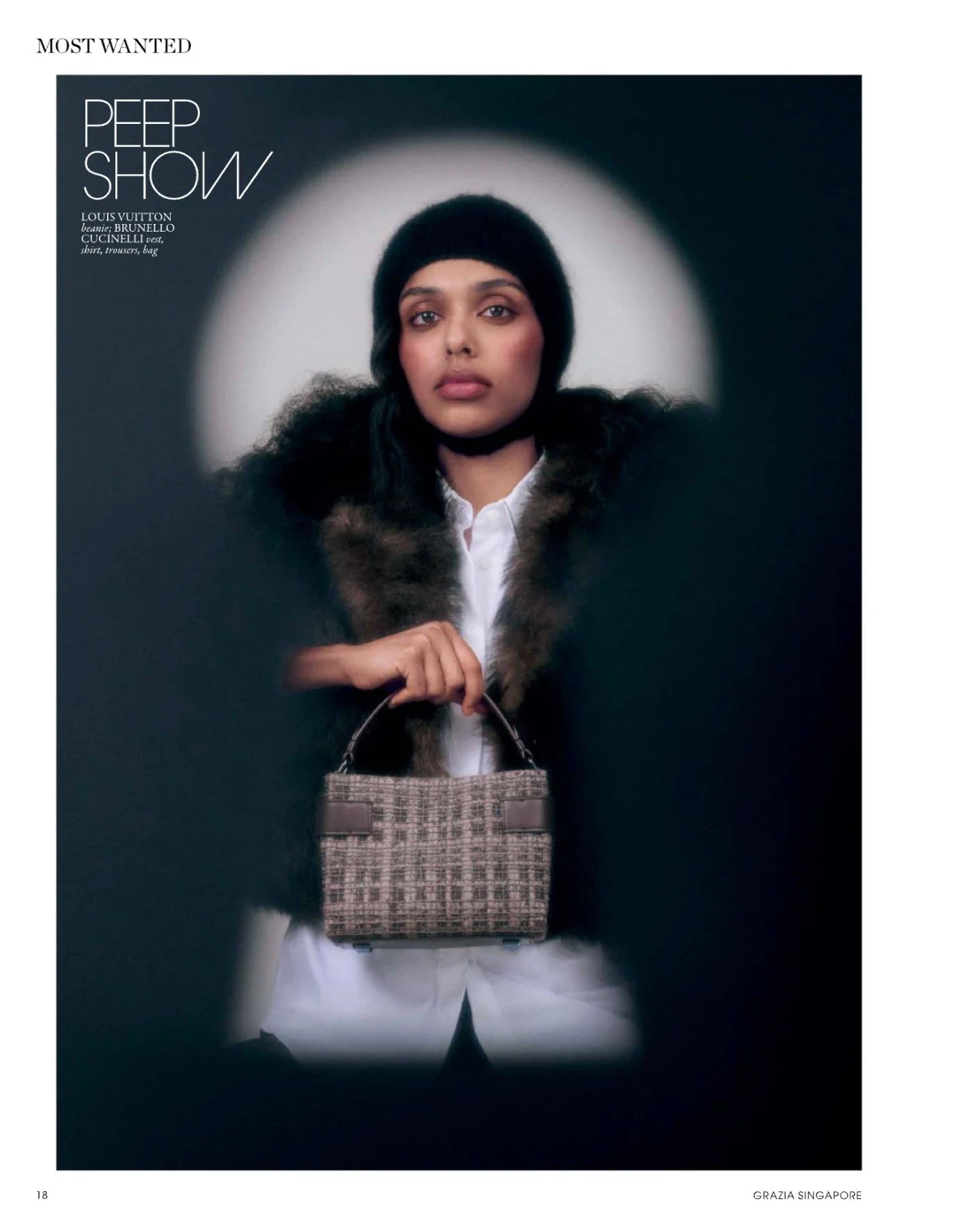 Makeup and hairstyling by Kat Zhang of The Suburbs Studio for Grazia