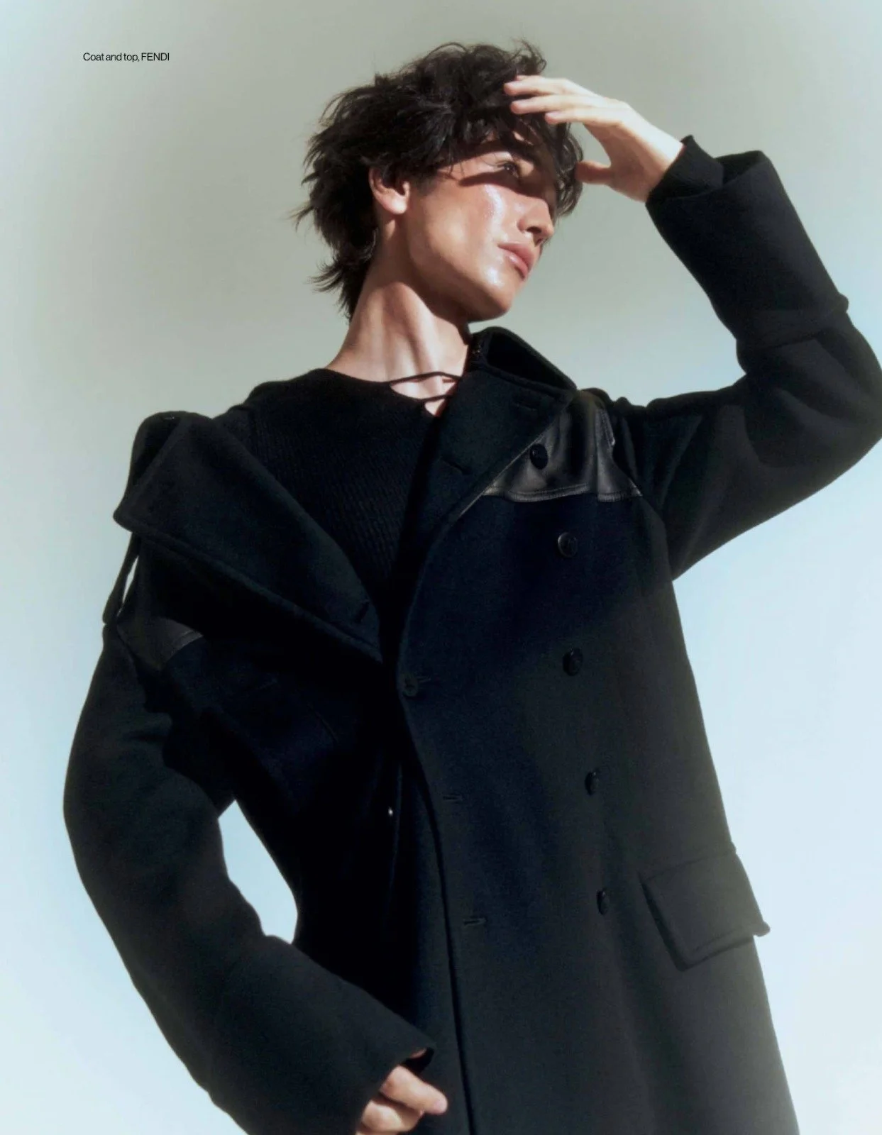 Makeup and hairstyling by Kat Zhang of The Suburbs Studio for Esquire