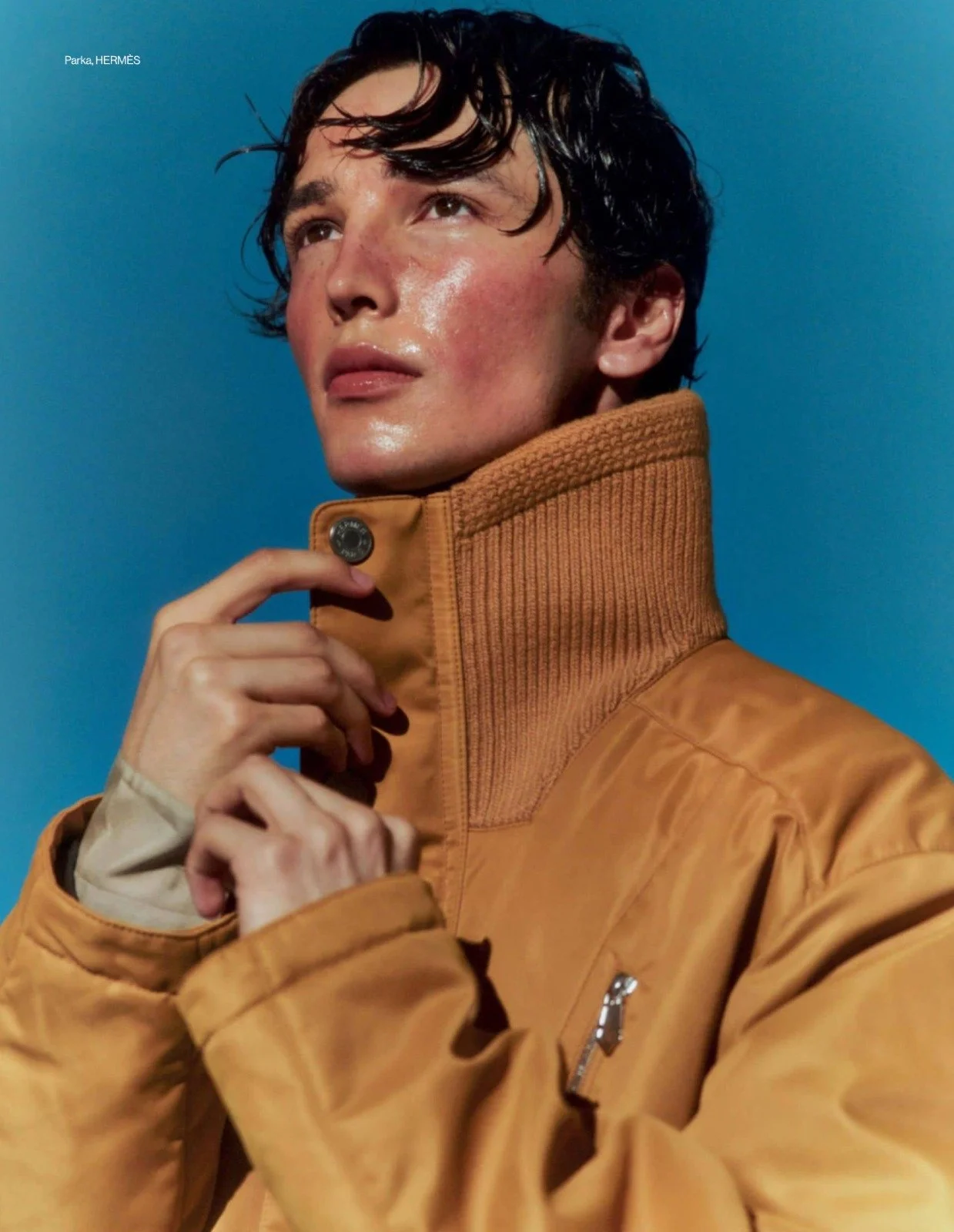 Makeup and hairstyling by Kat Zhang of The Suburbs Studio for Esquire