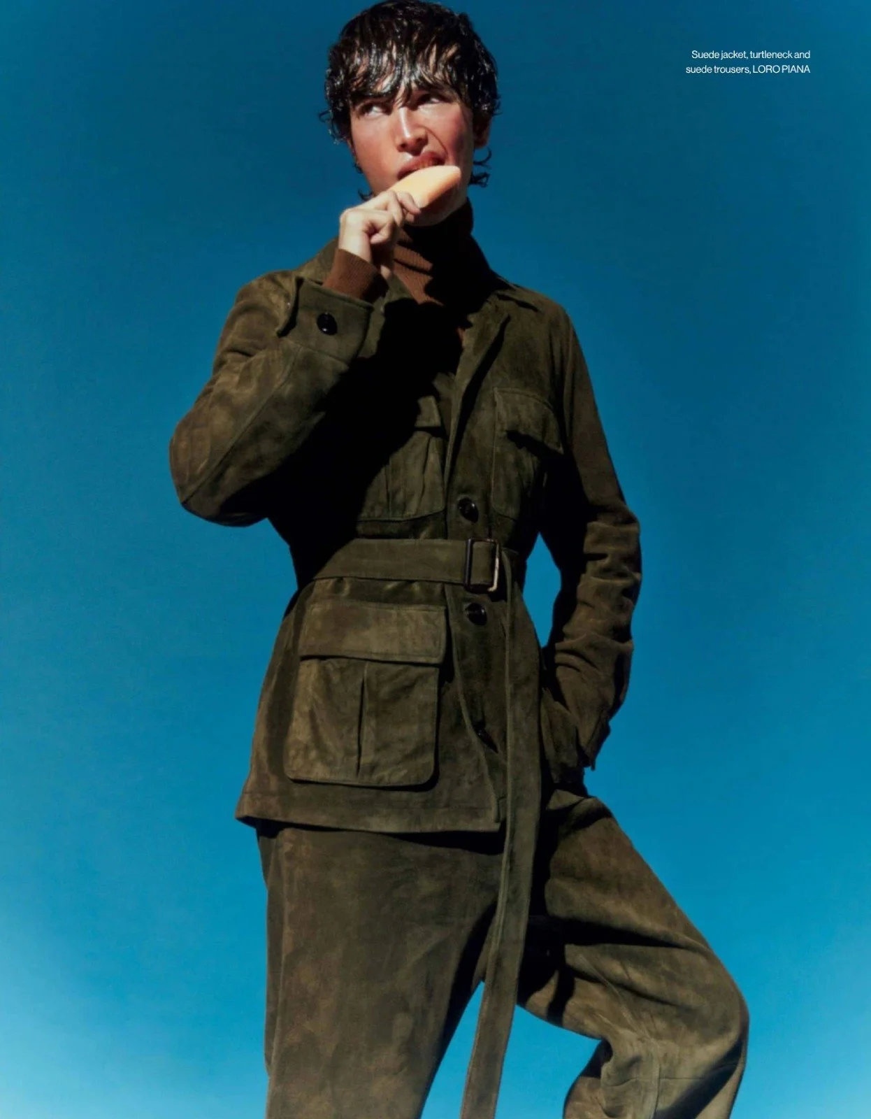 Makeup and hairstyling by Kat Zhang of The Suburbs Studio for Esquire