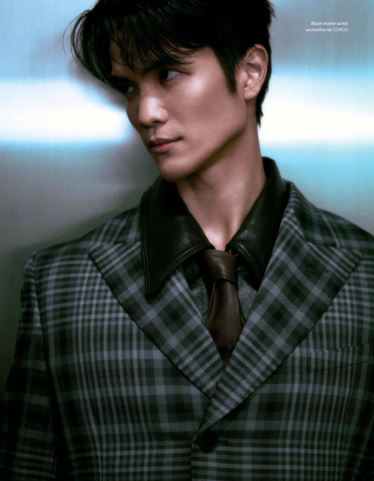 Makeup and hairstyling by Kat Zhang of The Suburbs Studio for Esquire