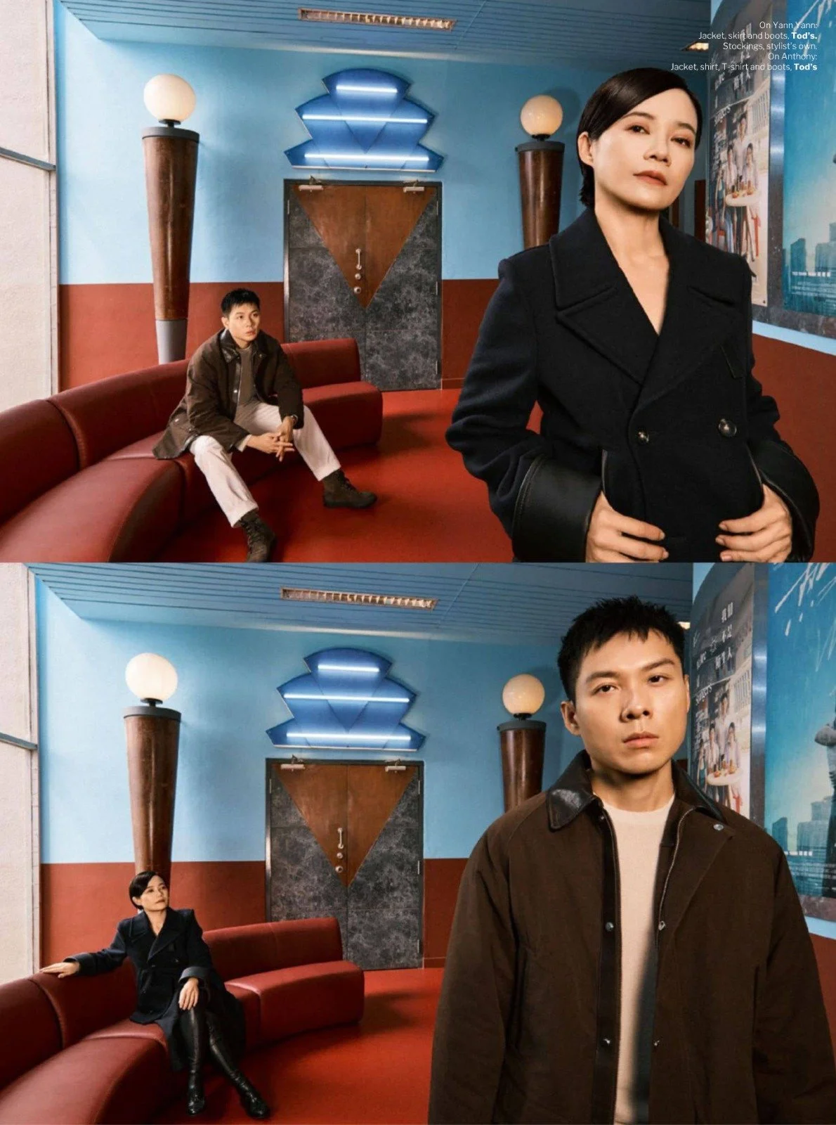 Makeup and hairstyling for Yeo Yann Yann for GQ cover