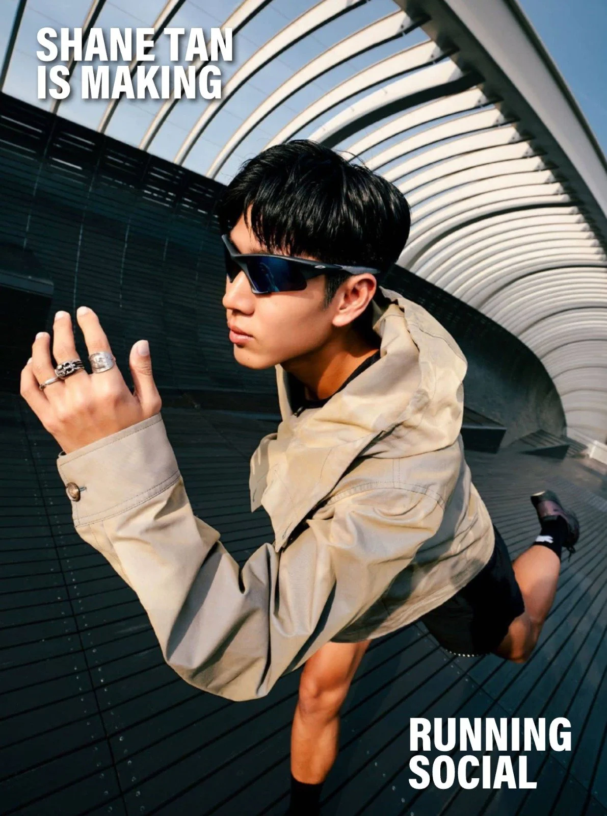 Makeup and hairstyling by Sophia Soh for GQ