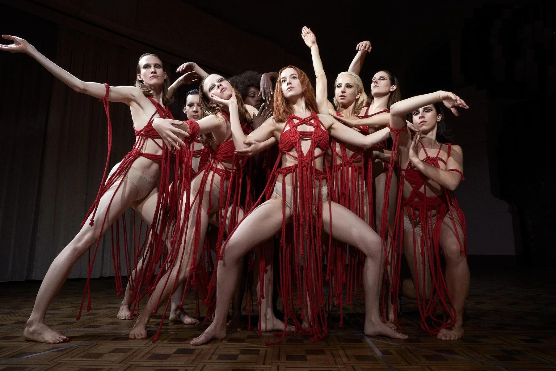 Dakota Johnson and Mia Goth dance it out in Luca Guadagnino's Suspiria.