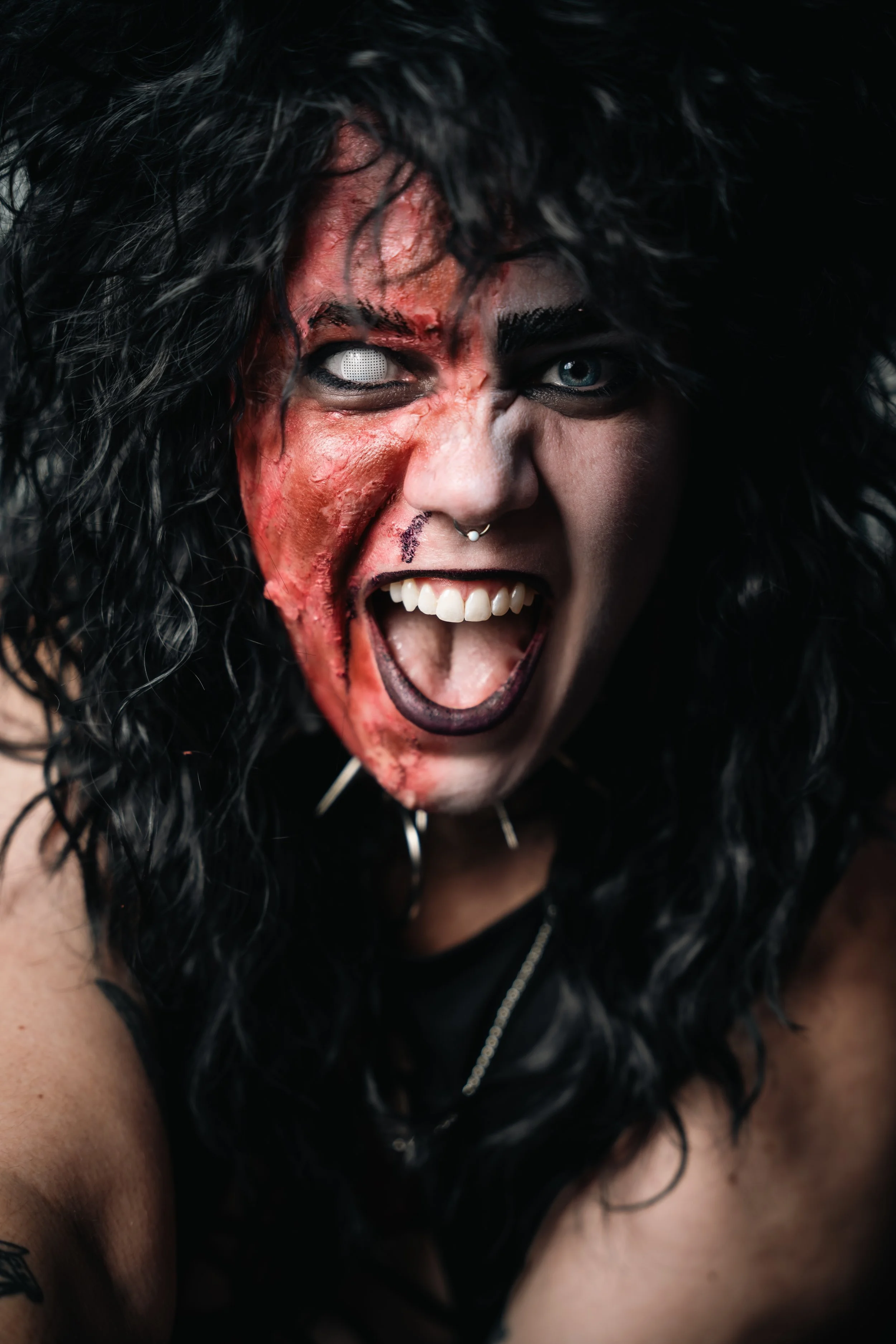 Musician scream goth face makeup Sanctum of Horror-63.jpg