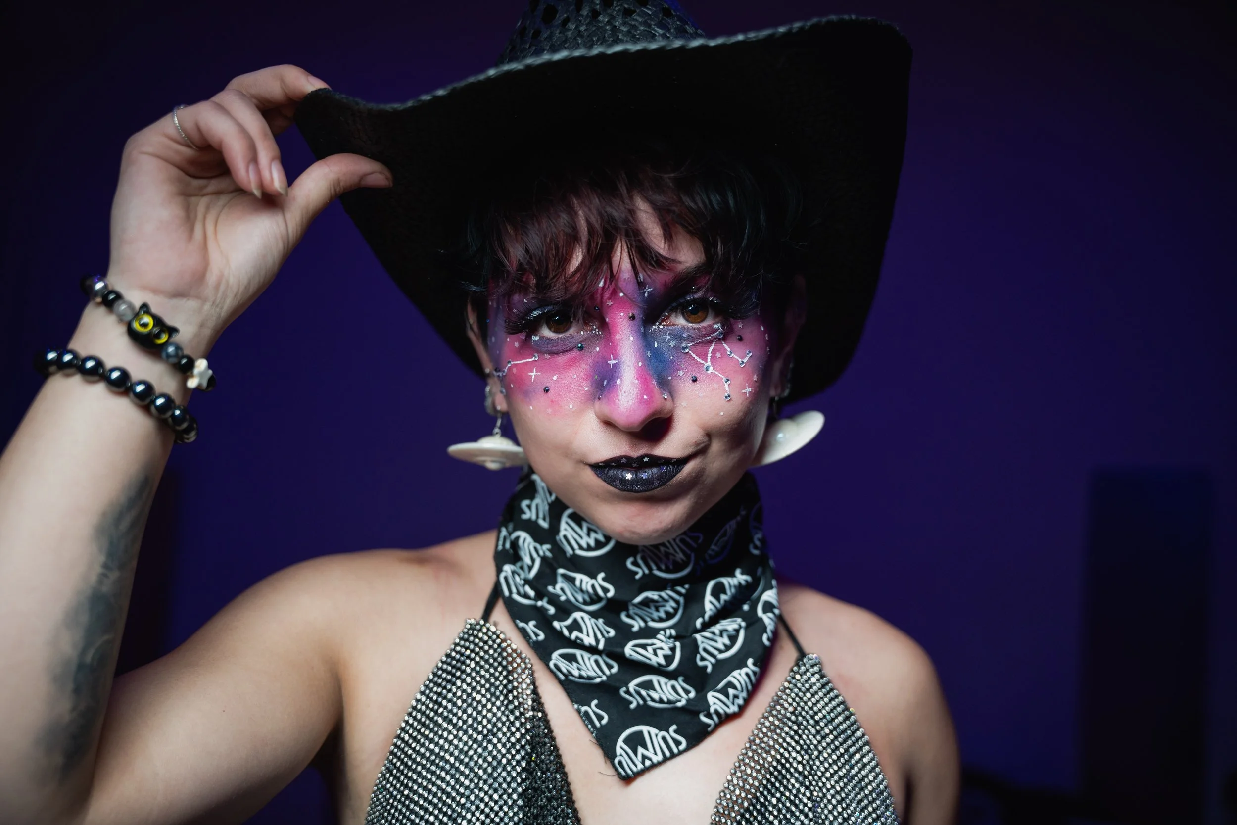 spacecowgirl hat make up face.jpg