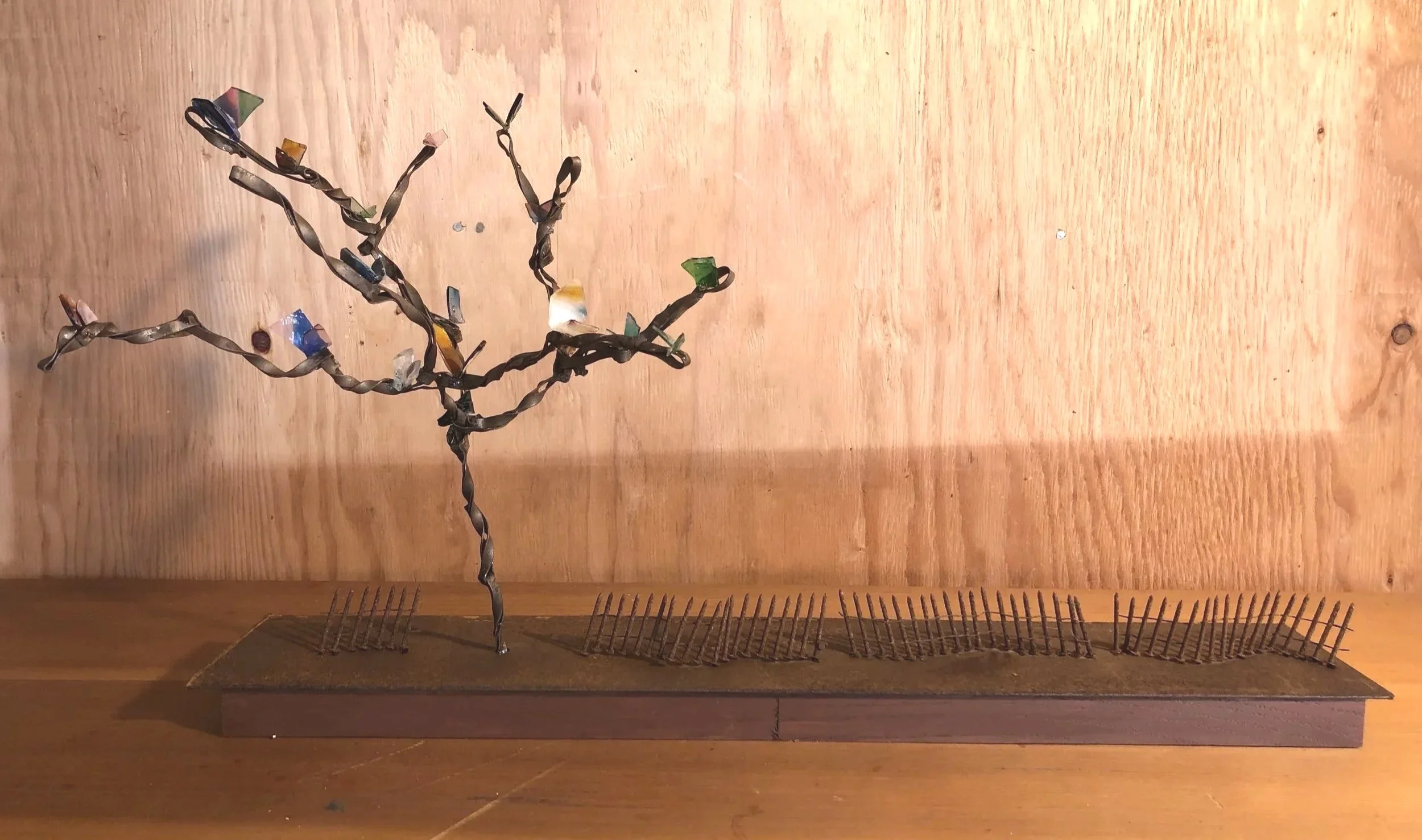 Bird Tree with Fence