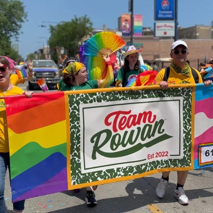 As PRIDE MONTH 2025 winds down, we want to express our love and gratitude to all our Teammates who joined @team.rowan and our rainbow dragon&mdash;you showed up strong 💪 colorful 🌈 and dressed in DRAGon 🐲 for our first official year in the @chicag
