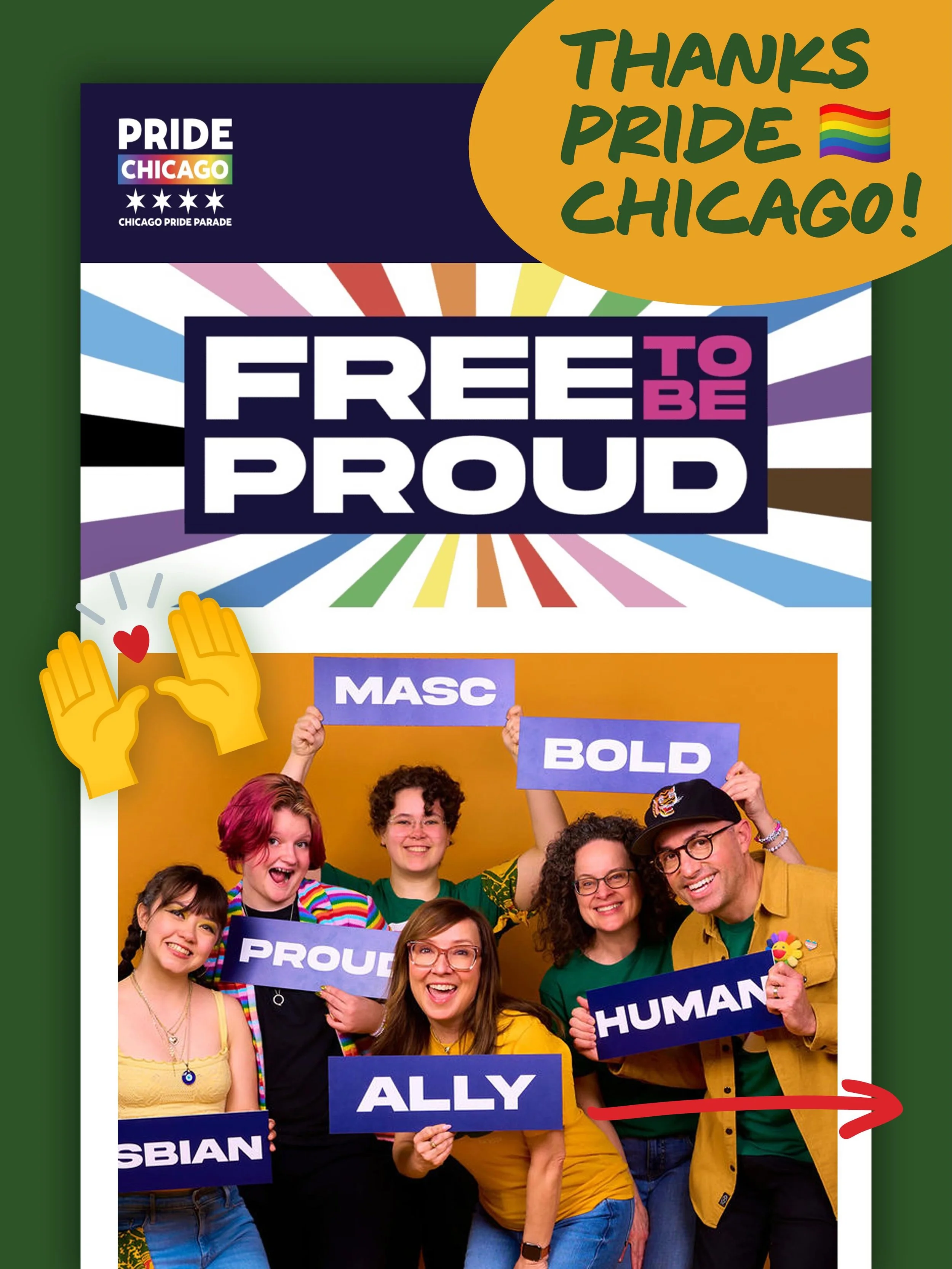 @Team.Rowan was blown away and incredibly grateful to be included in the PRIDE Chicago &ldquo;Free To Be Proud&rdquo; photoshoot and campaign for the 2026 Chicago Pride Parade 🏳️&zwj;🌈 @chicagoprideparade 🏳️&zwj;⚧️

What an experience to meet lege