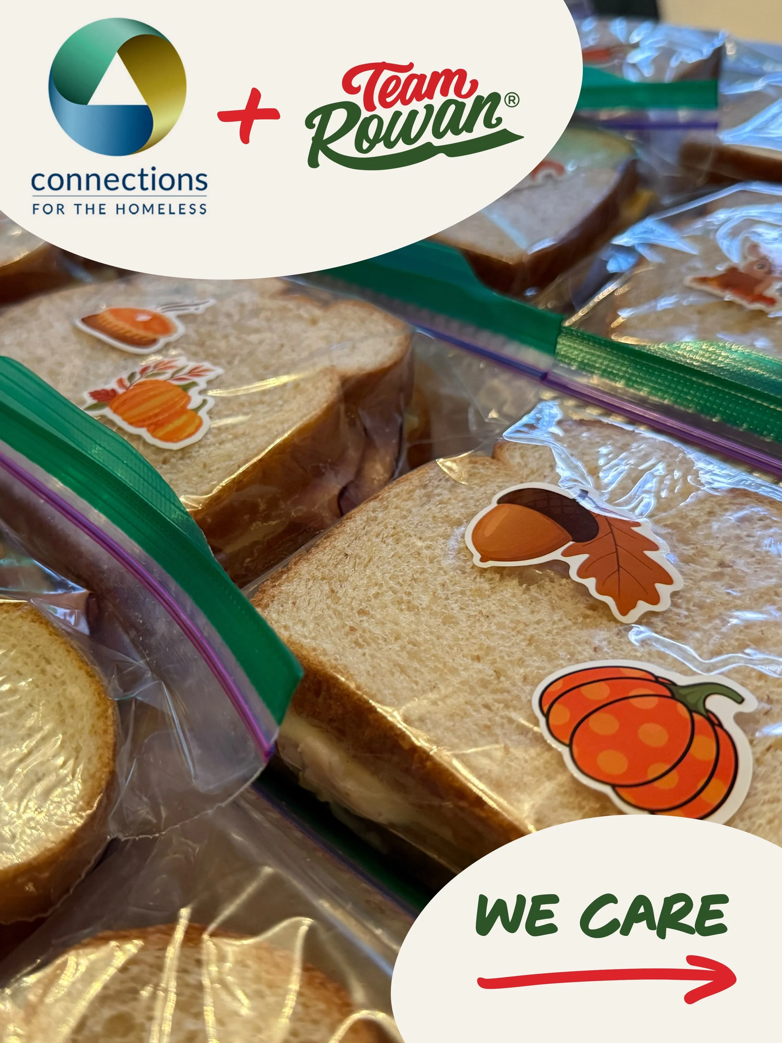 This past weekend @Team.Rowan worked together to pack and provide 60 meals 🥪 for our neighbors in need with @connections4homeless in #evanstonillinois !

We took positive action for a stronger community. And we did it with a lot of heart 💛 and a li